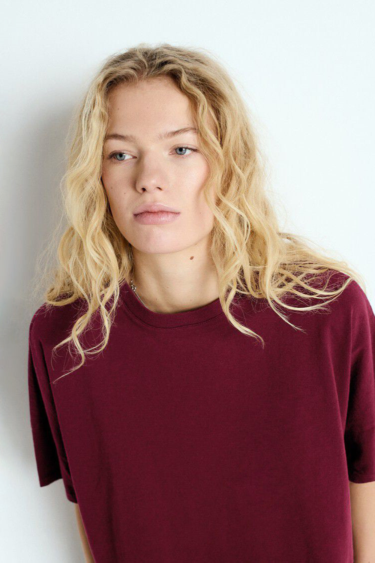 Ouky Tee - Burgundy Vintage - RUM Amsterdam