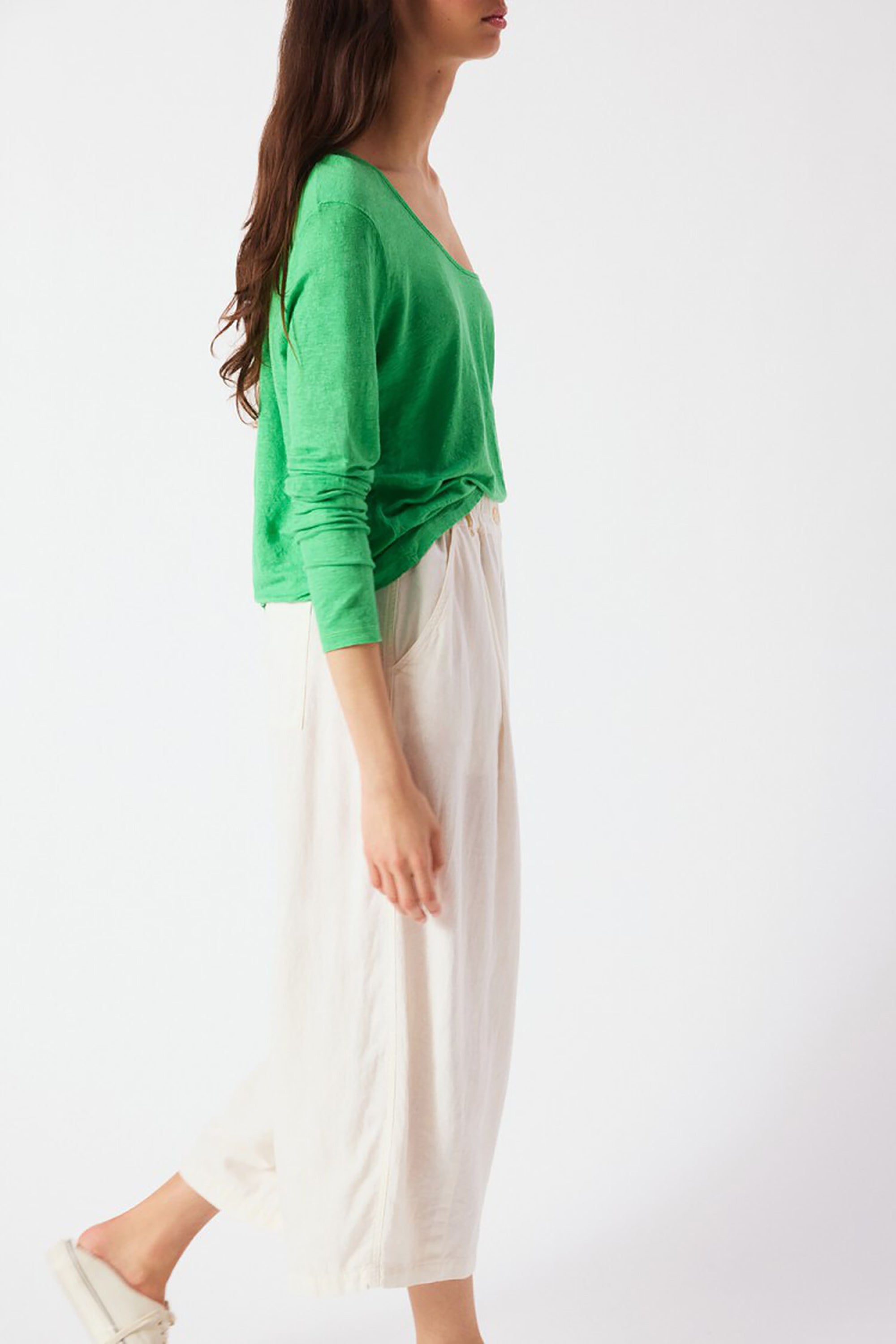 Ozutown Trousers - Pearl