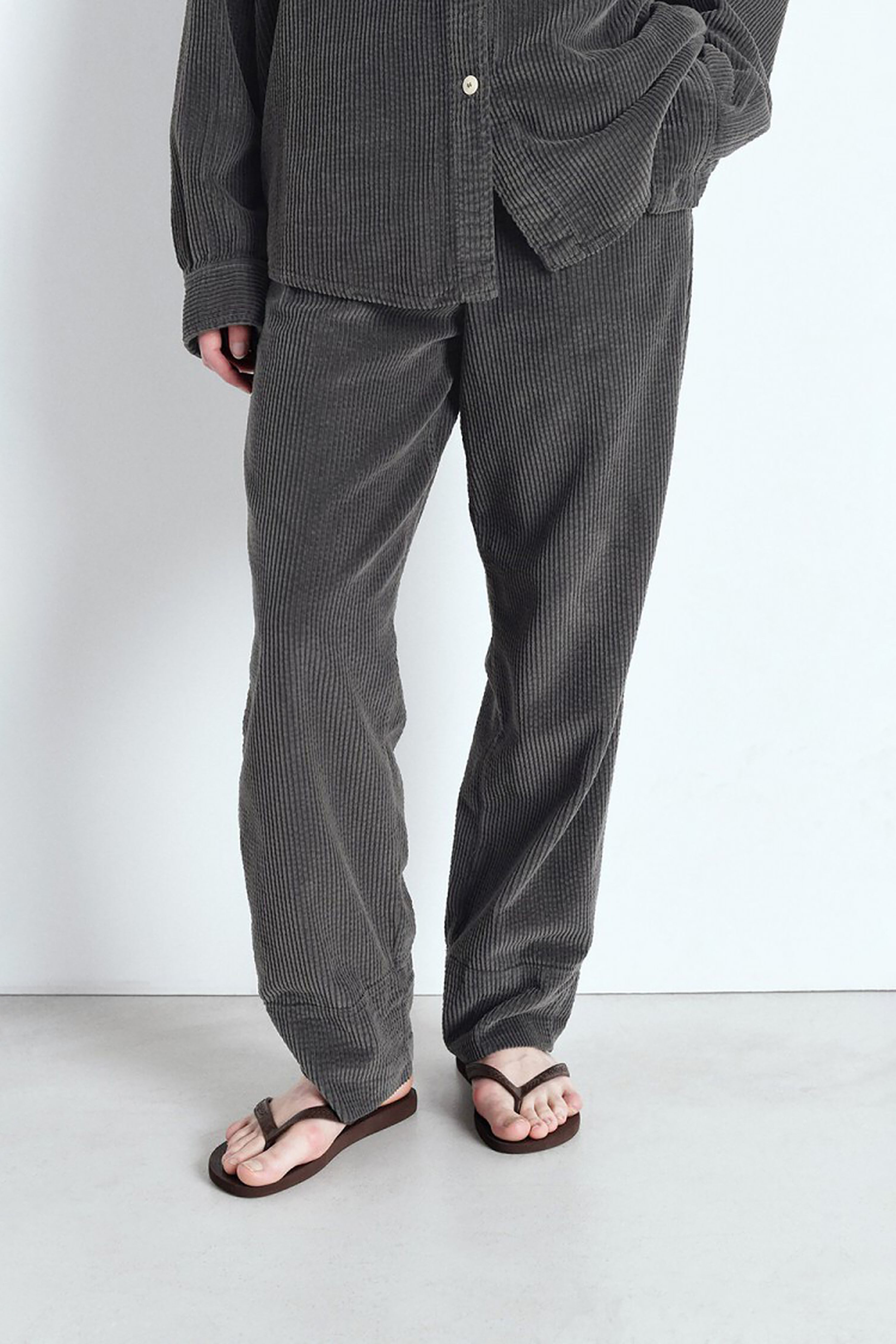 Padow Trouser - Vintage Carbon
