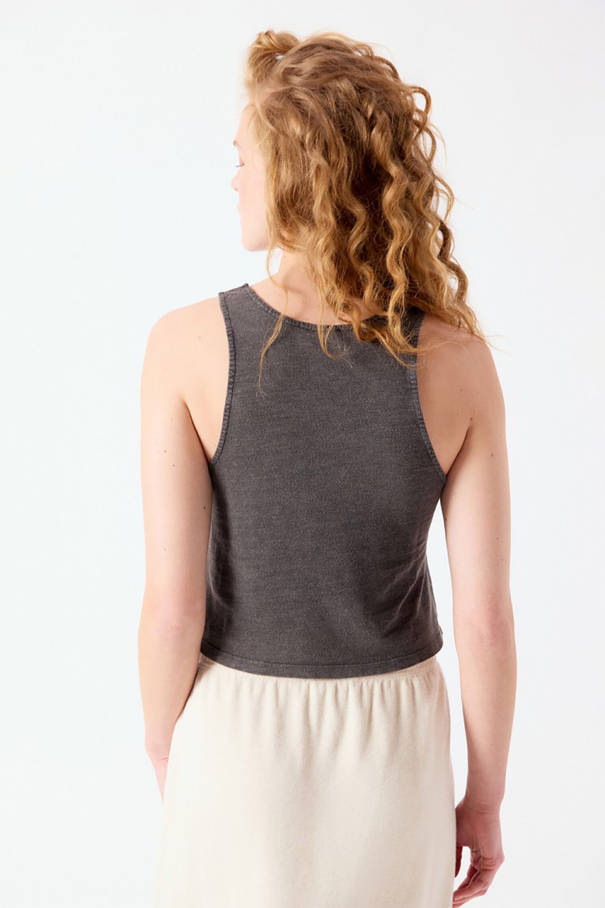 Pojy Tank Top - Vintage Carbon