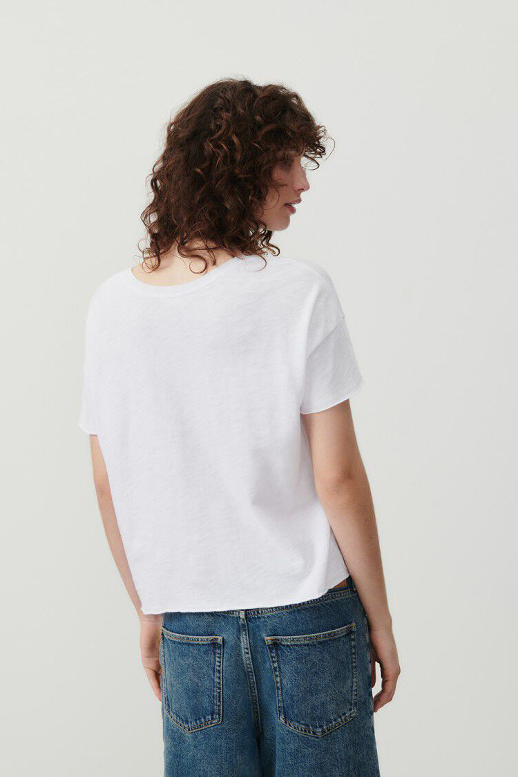 Sonoma Boat Neck Tee - White - RUM Amsterdam