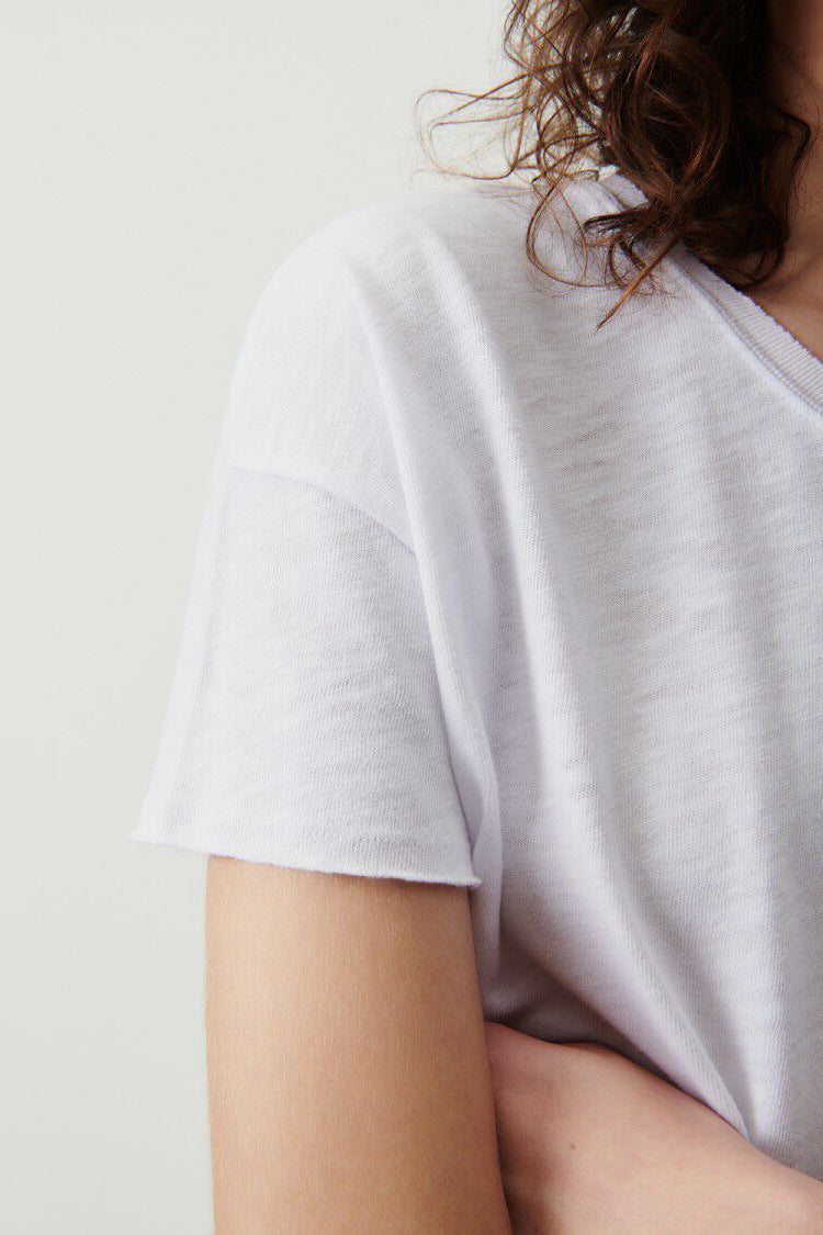 Sonoma Boat Neck Tee - White - RUM Amsterdam