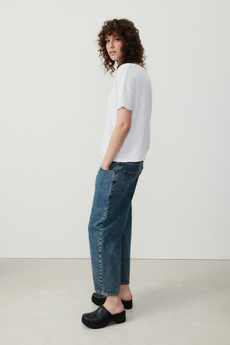 Sonoma Boat Neck Tee - White - RUM Amsterdam