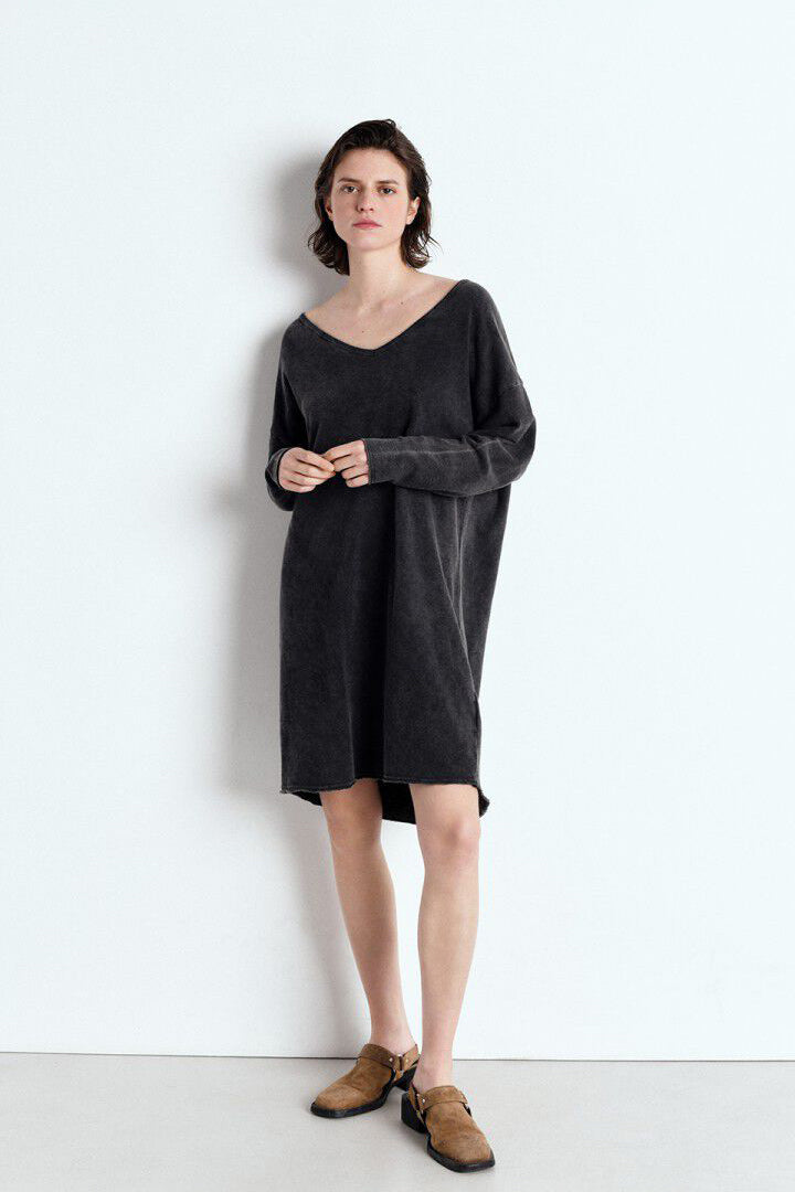 Sonoma LS Dress - Vintage Black - RUM Amsterdam