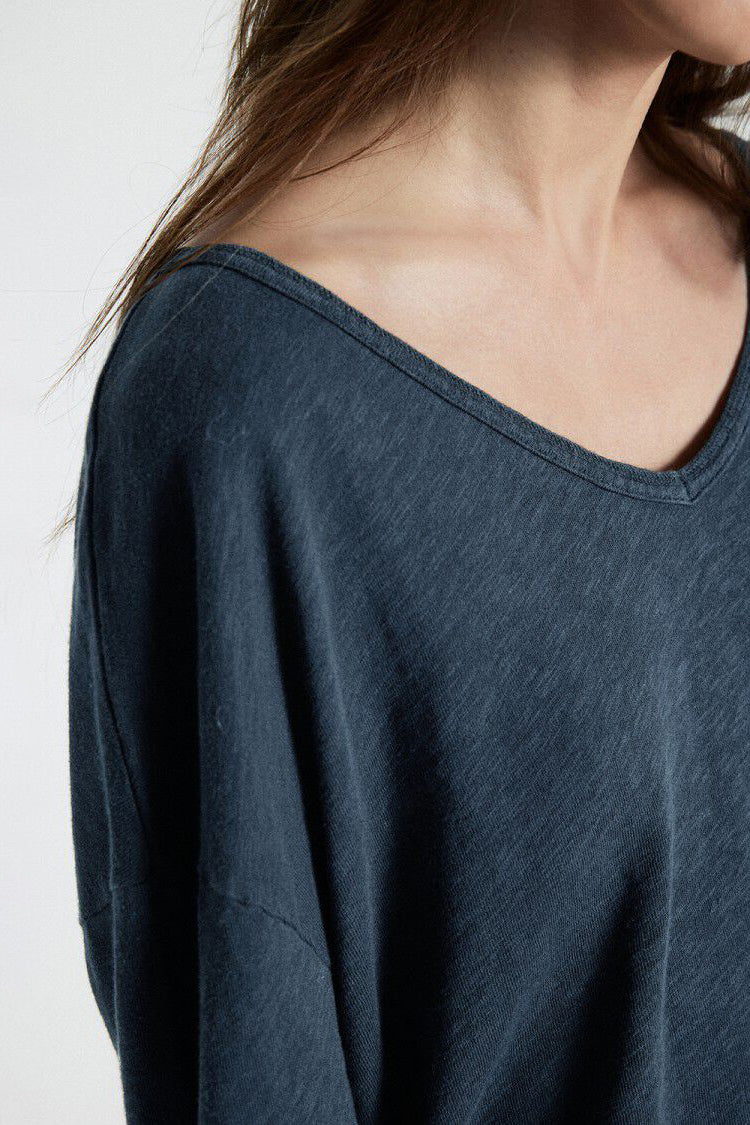 Sonoma LS Tee - Navy Blue Vintage - RUM Amsterdam