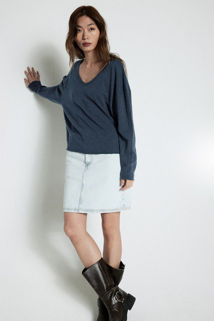 Sonoma LS Tee - Navy Blue Vintage - RUM Amsterdam