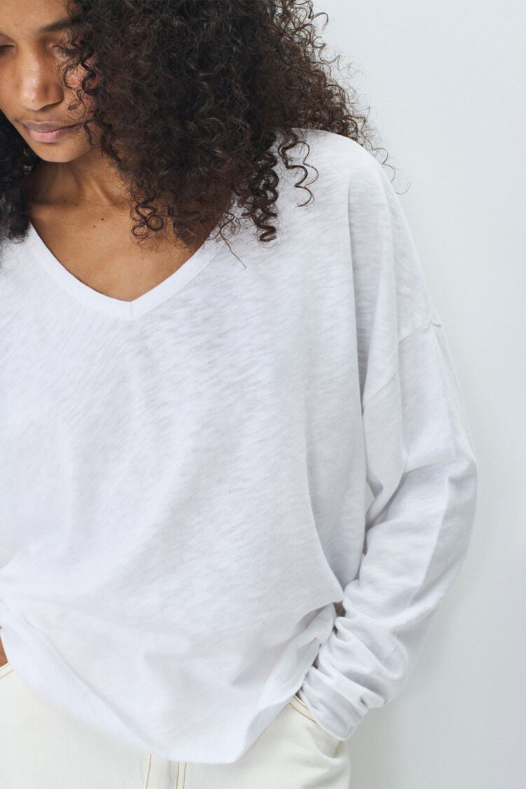 Sonoma LS Tee - White - RUM Amsterdam