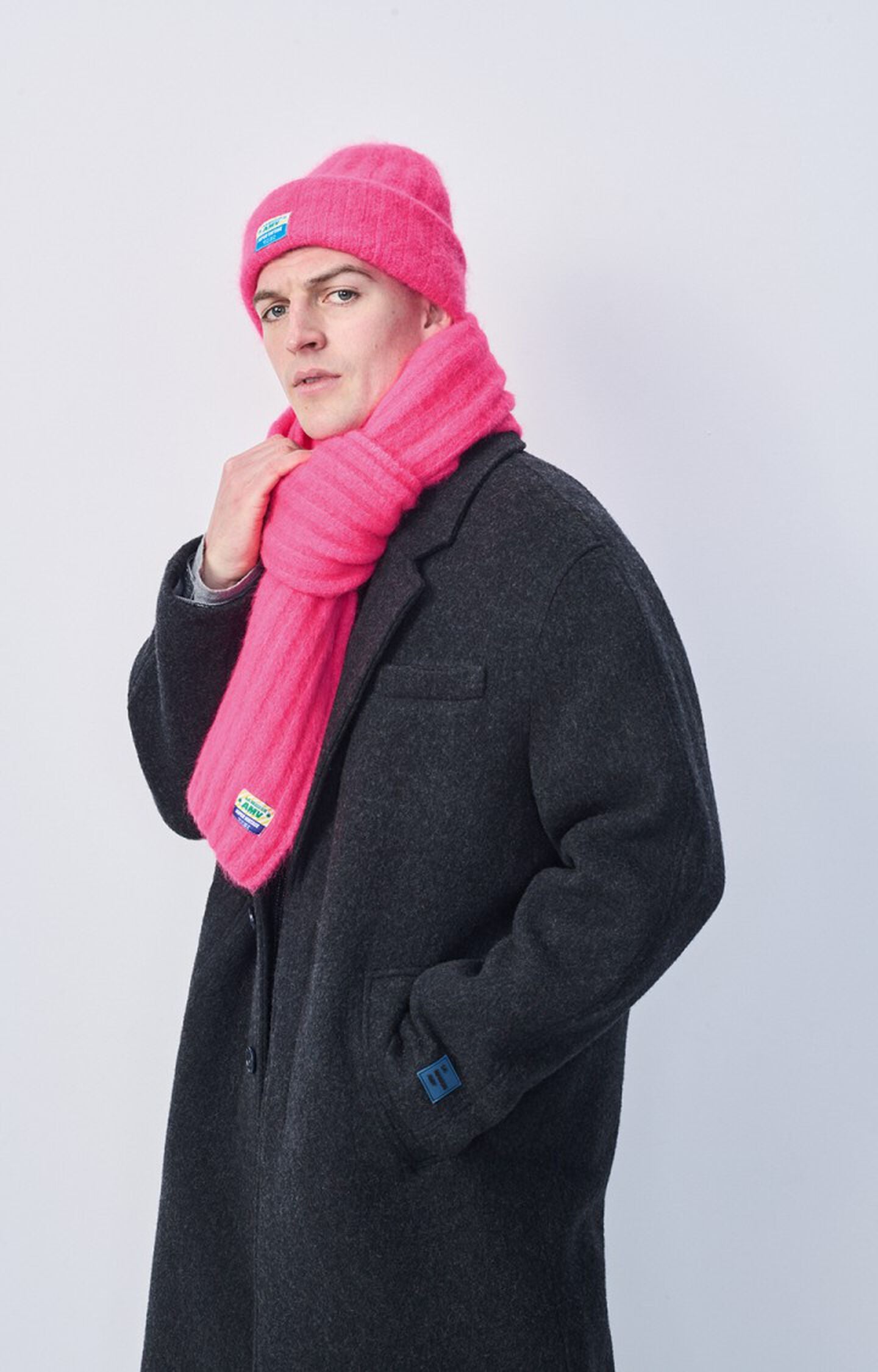Vitow Beanie - Neon Pink Melange