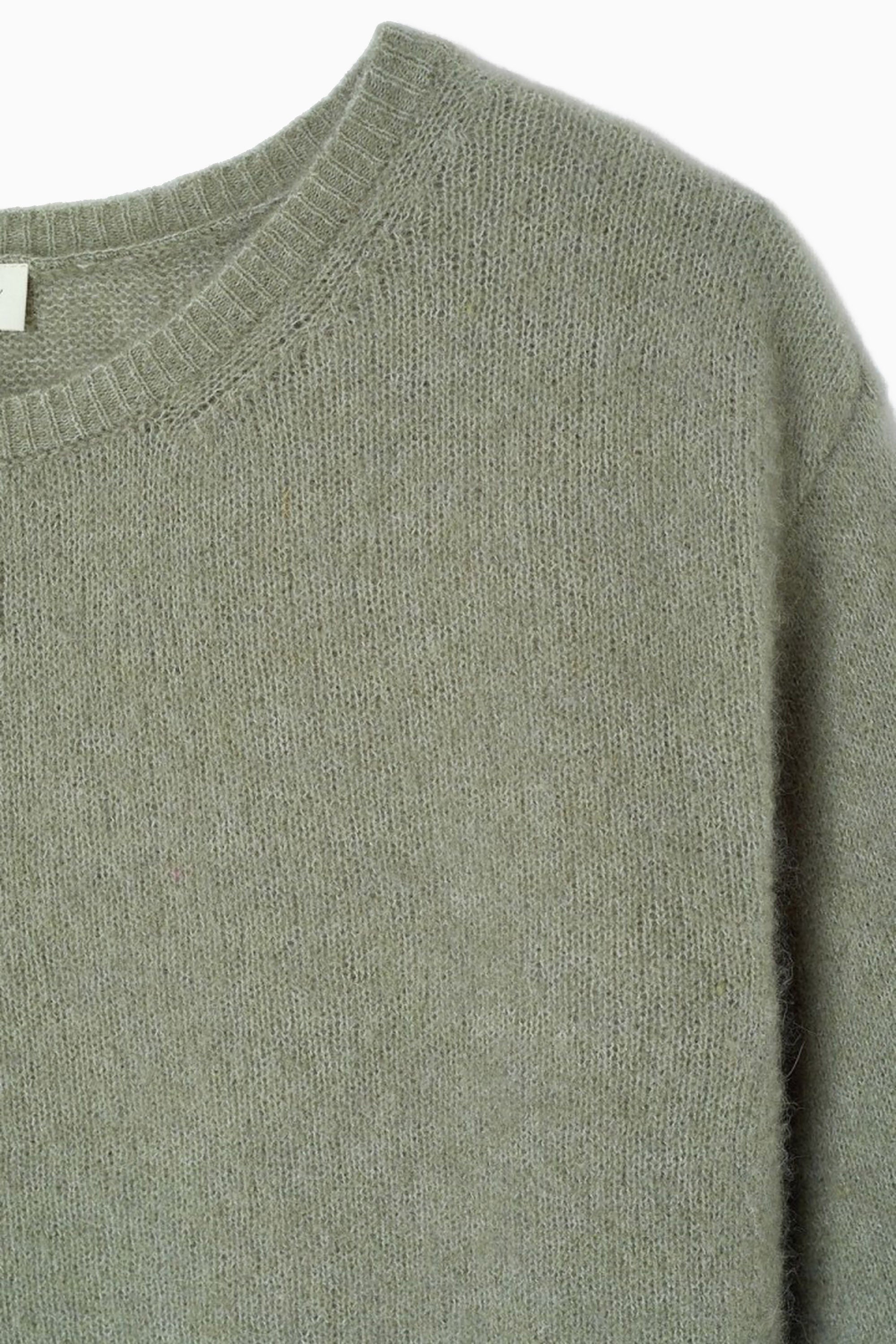 Vitow Boxy Jumper - Khaki Multi Melange