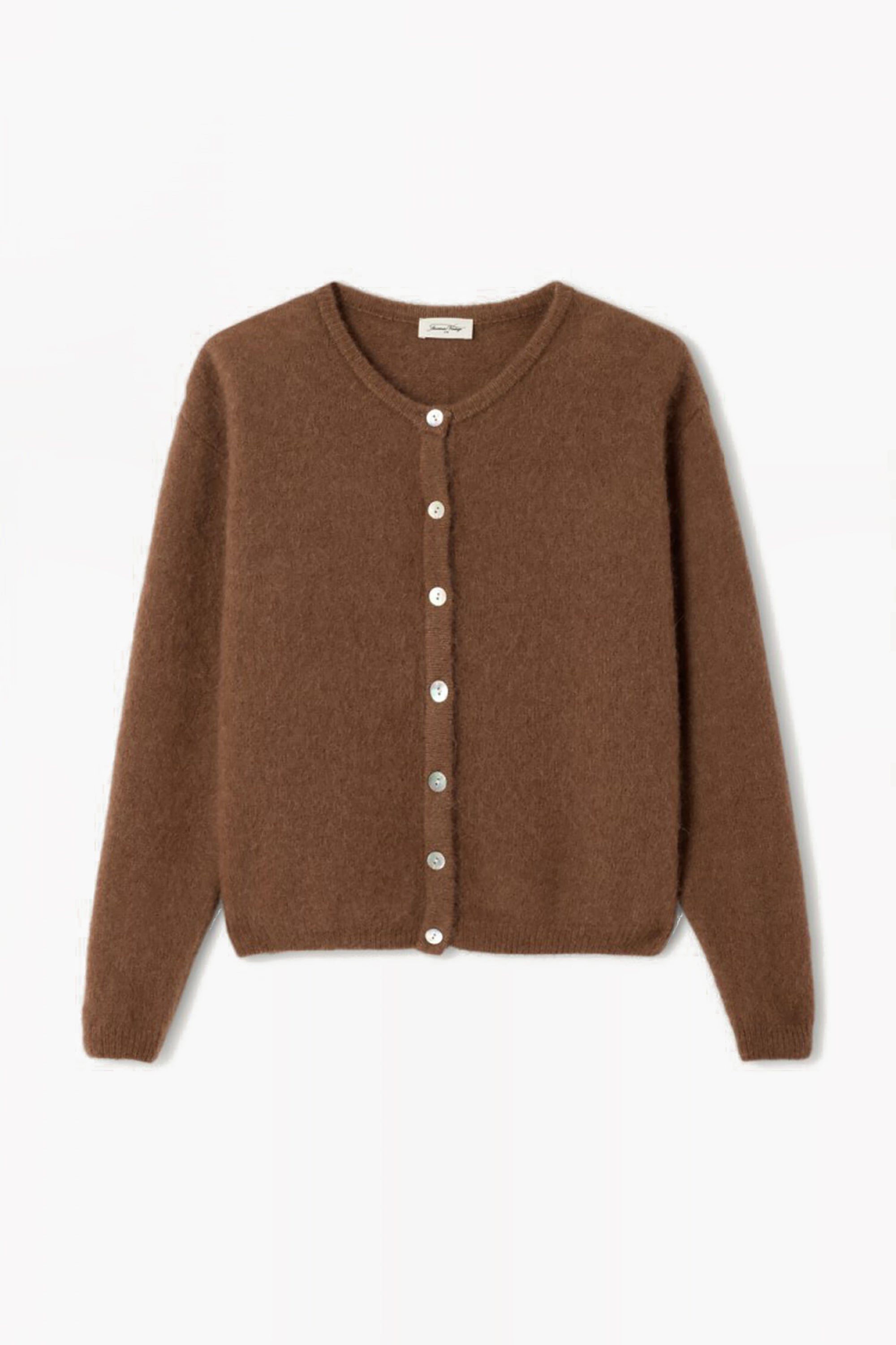Vitow Cardigan - Chocolate Melange