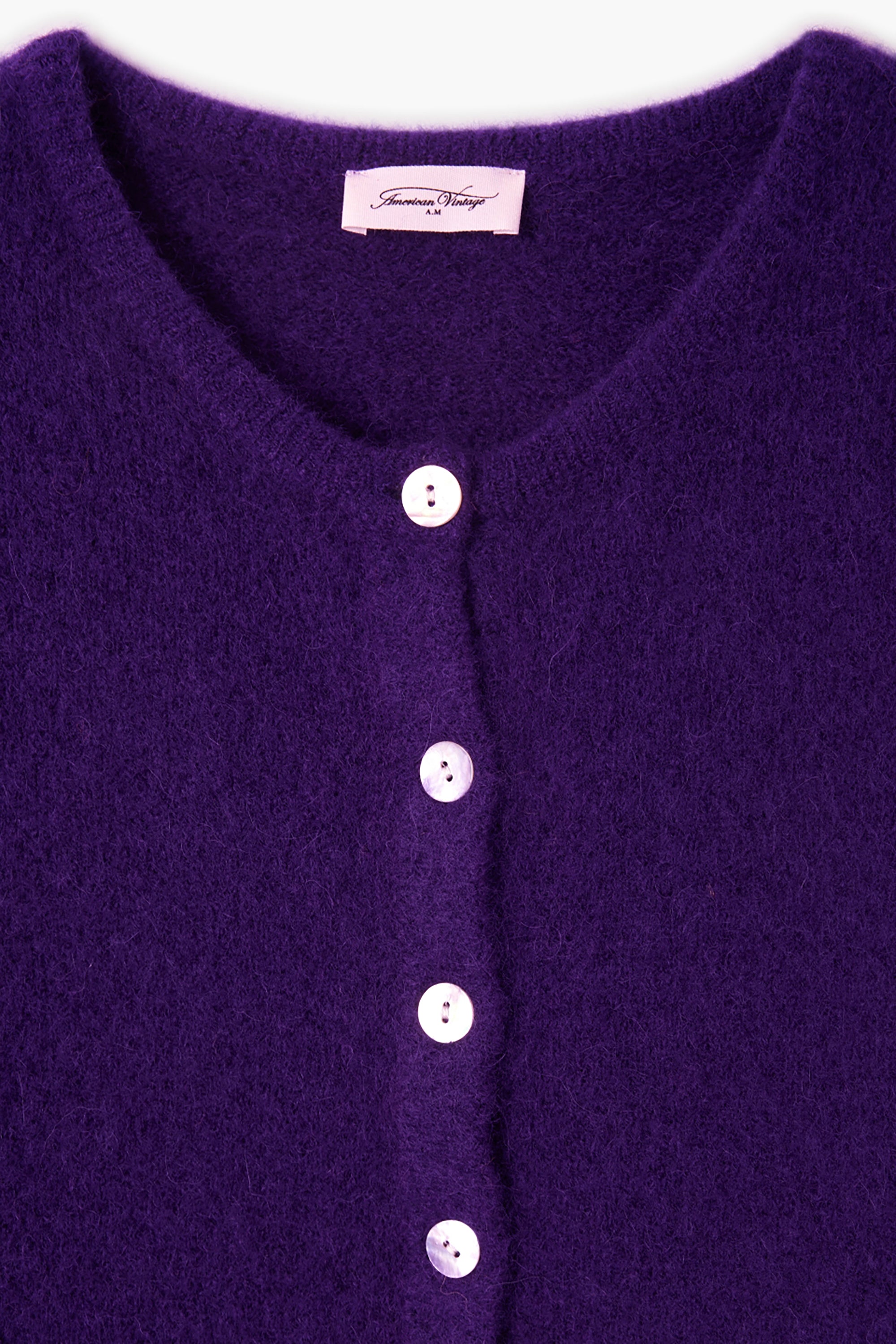 Vitow Cardigan - Eggplant