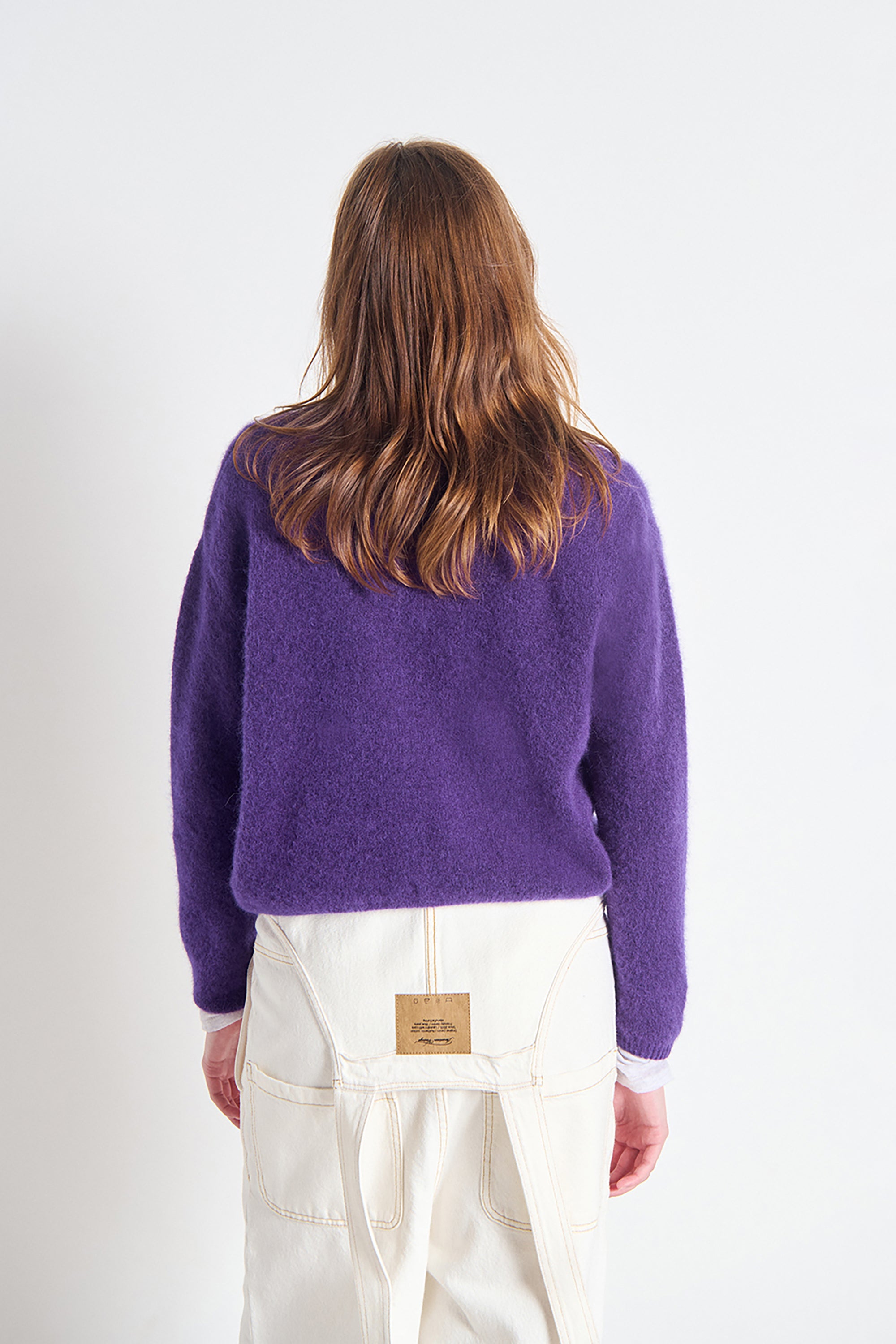 Vitow Cardigan - Eggplant
