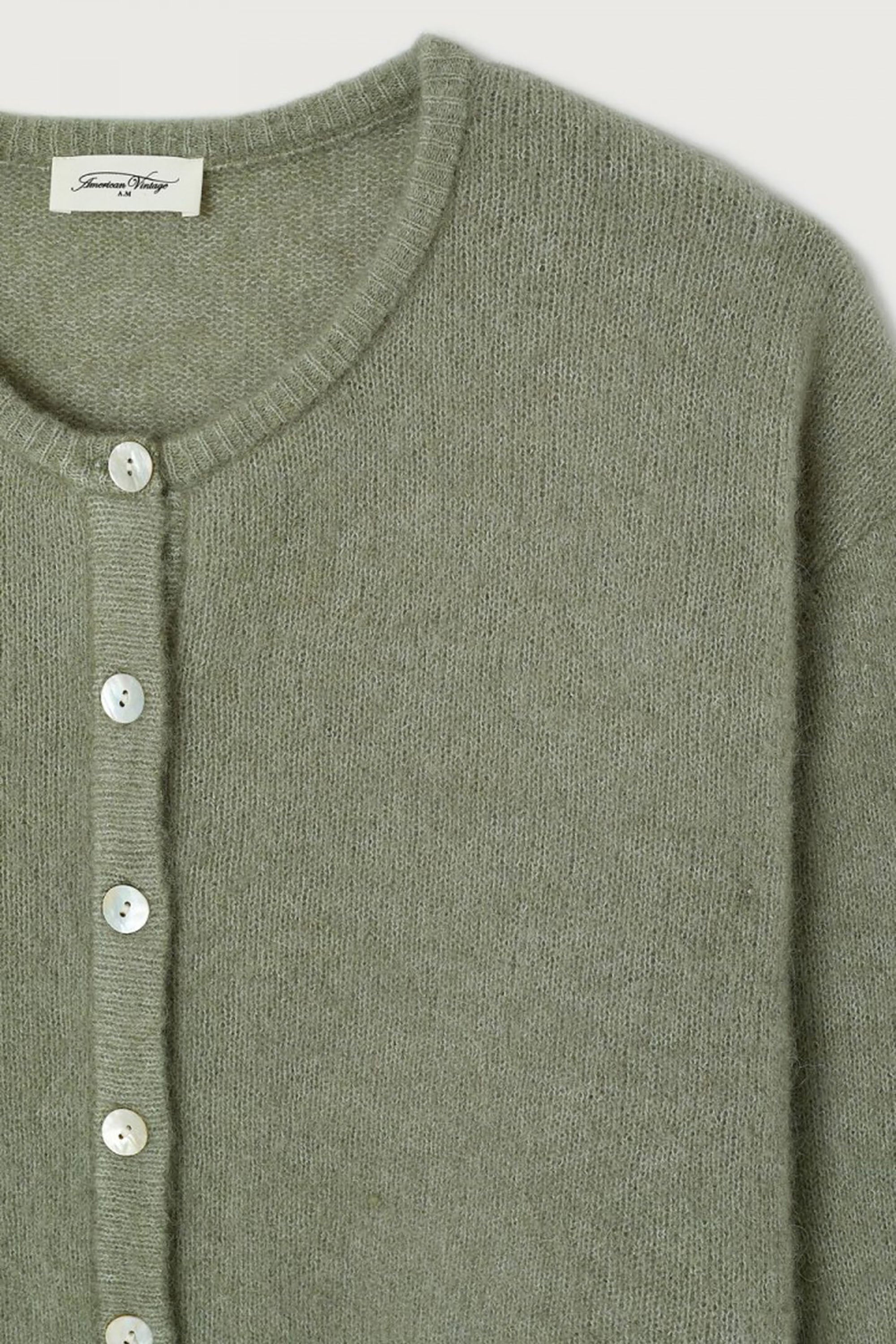 Vitow Cardigan - Khaki Multi Melange - RUM Amsterdam