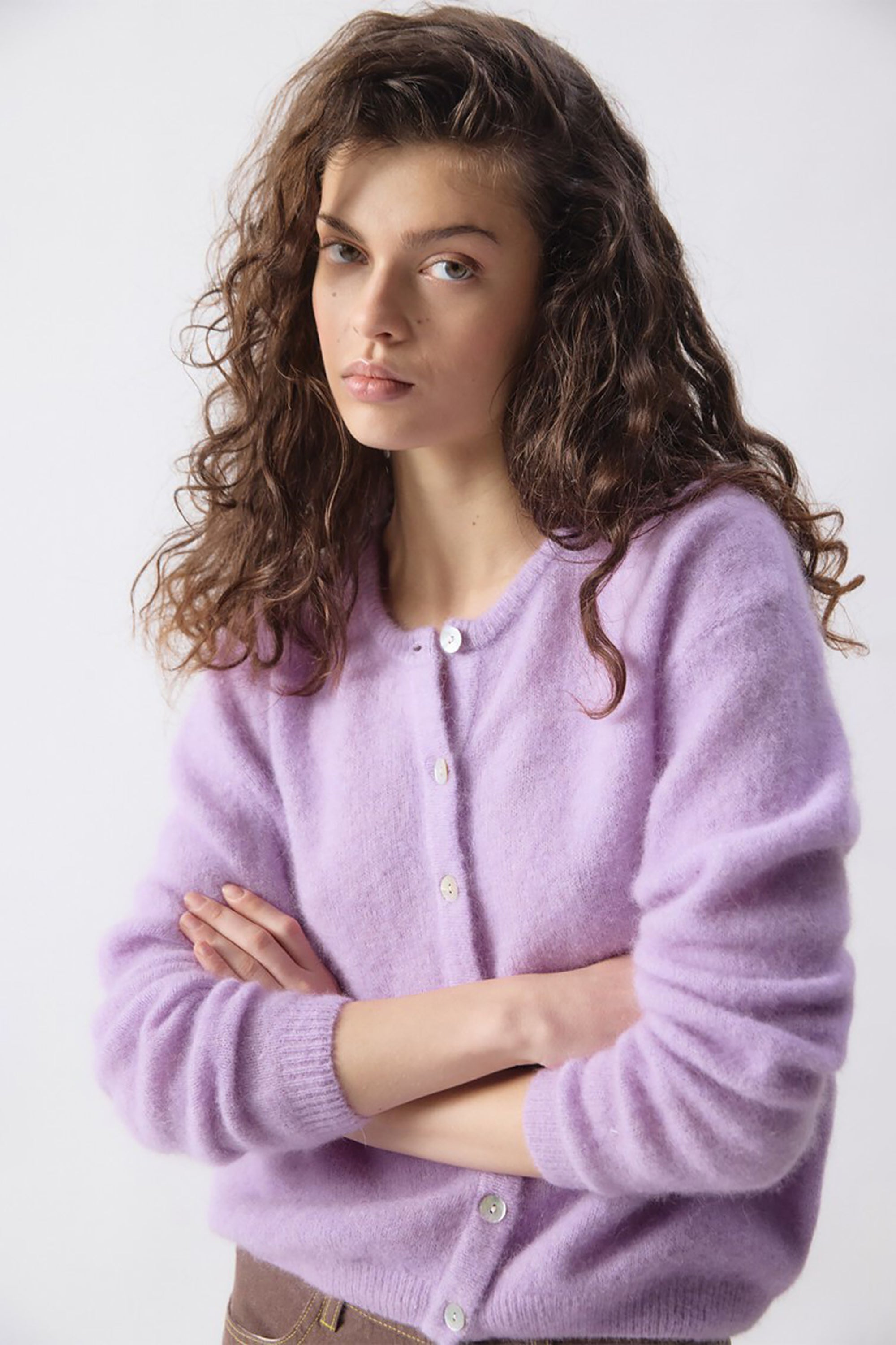 Vitow Cardigan - Lavender Melange