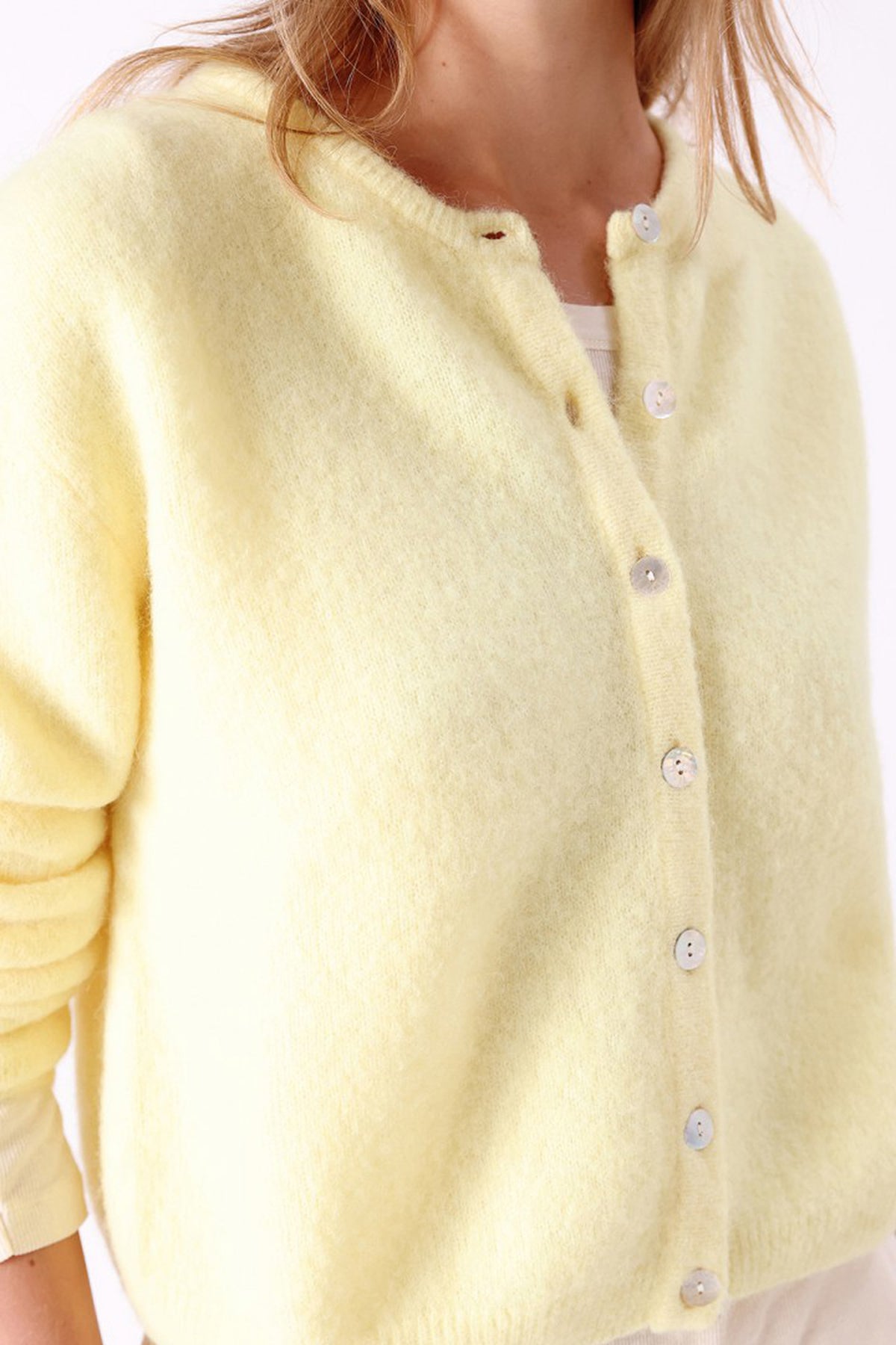 Vitow Cardigan - Lemon Tree Melange - RUM Amsterdam