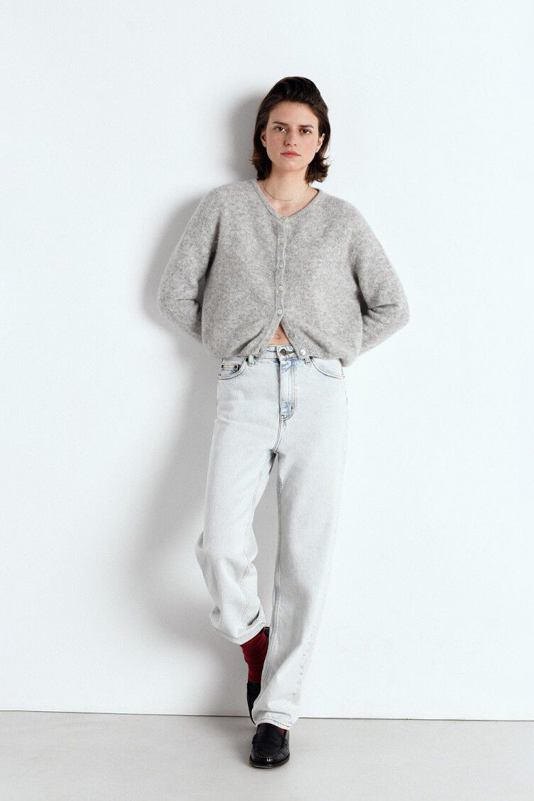 Vitow Cardigan - Light Grey Melange - RUM Amsterdam
