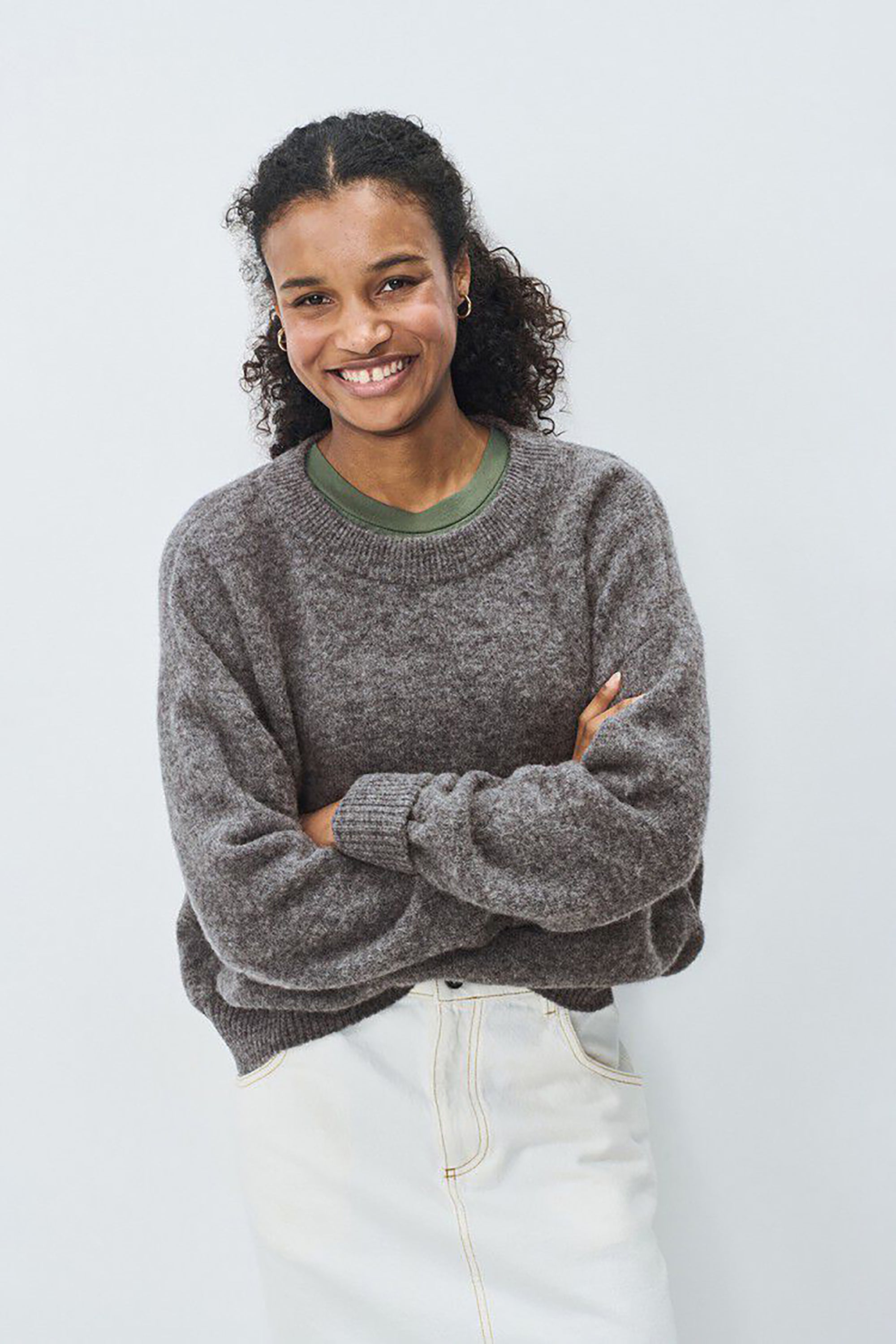 Vitow Jumper - Steel Melange - RUM Amsterdam