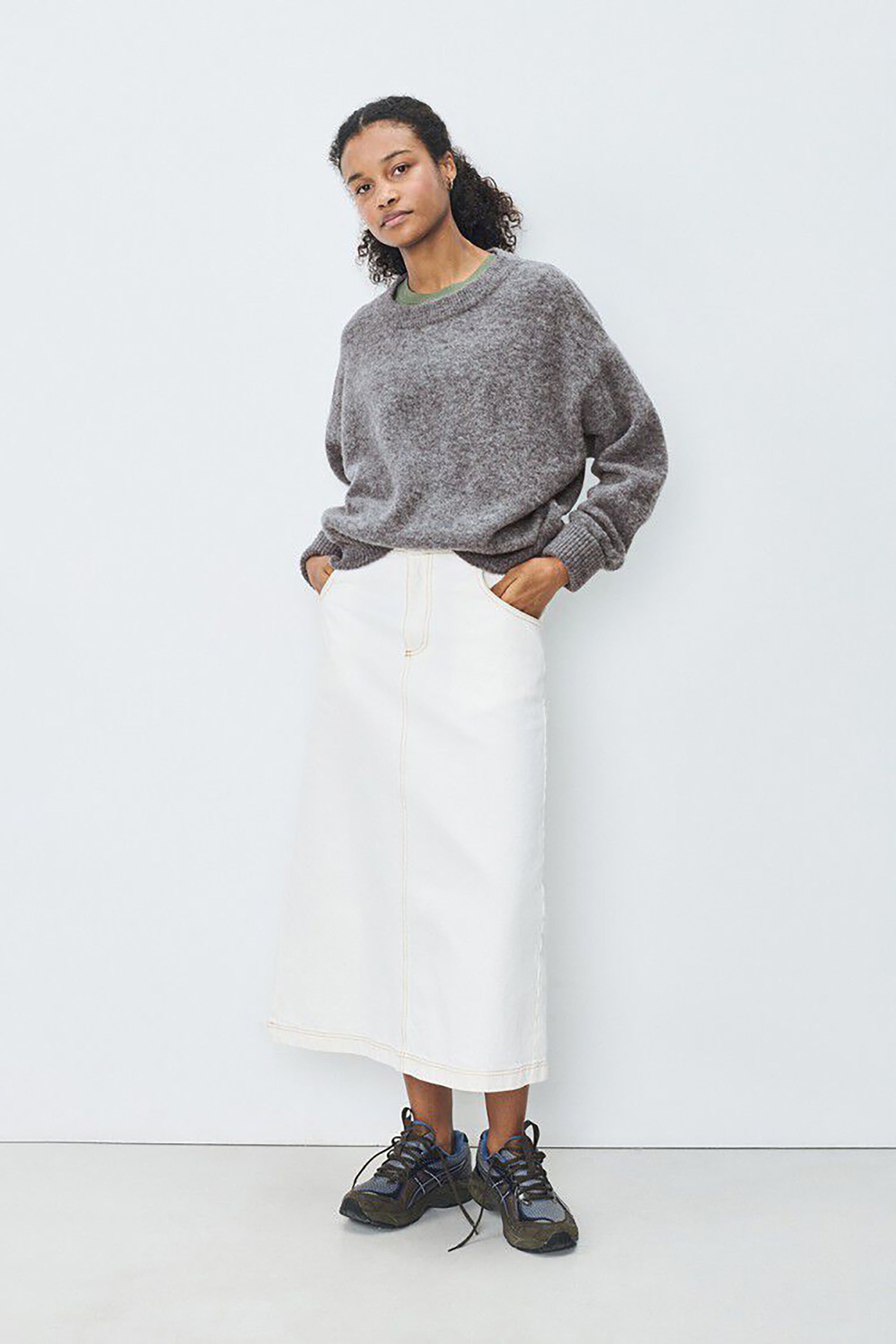 Vitow Jumper - Steel Melange - RUM Amsterdam