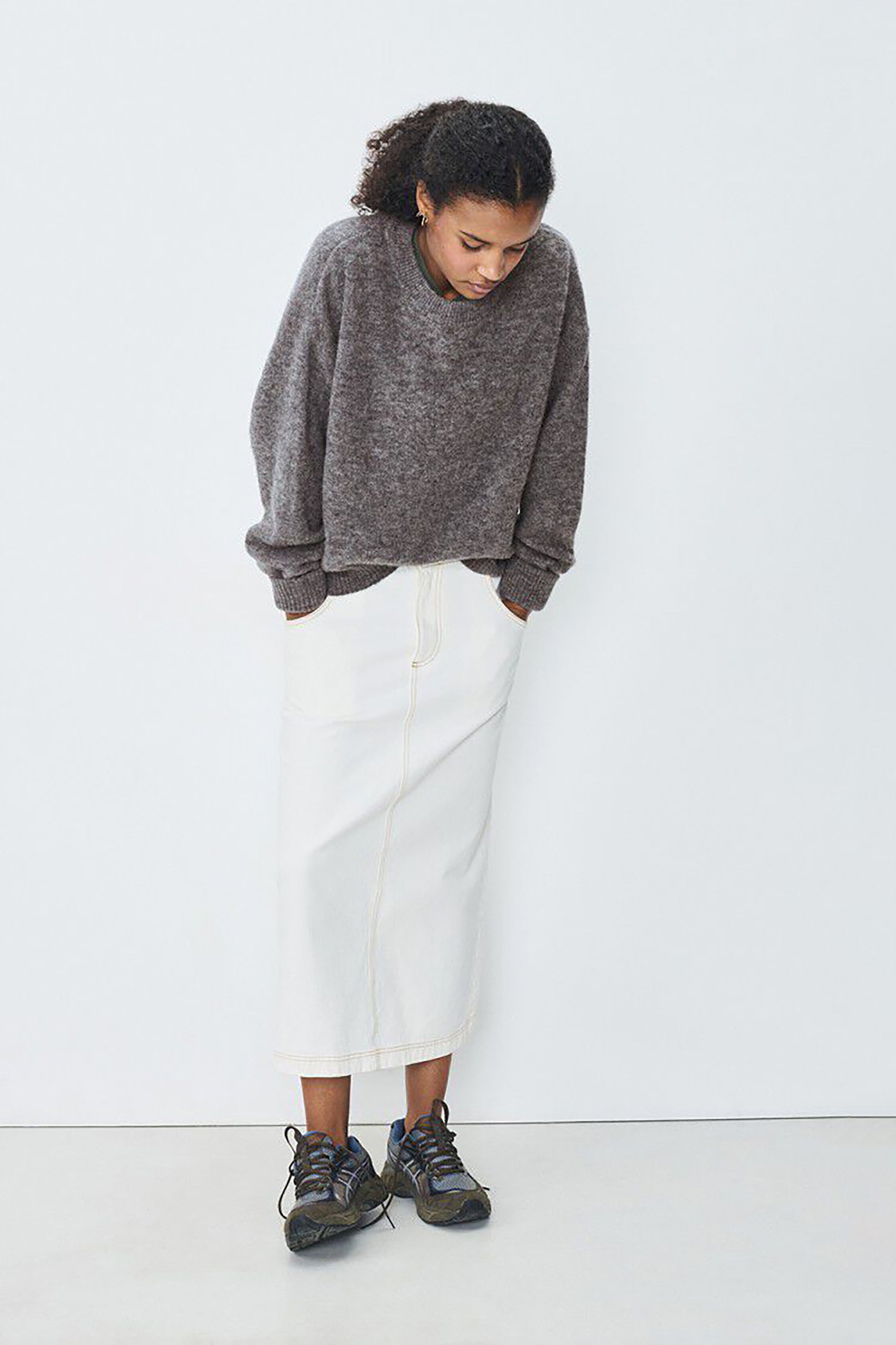 Vitow Jumper - Steel Melange - RUM Amsterdam