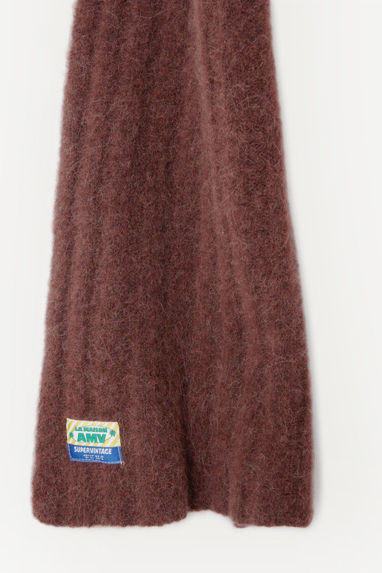 Vitow Scarf - Choco Black Melange - RUM Amsterdam