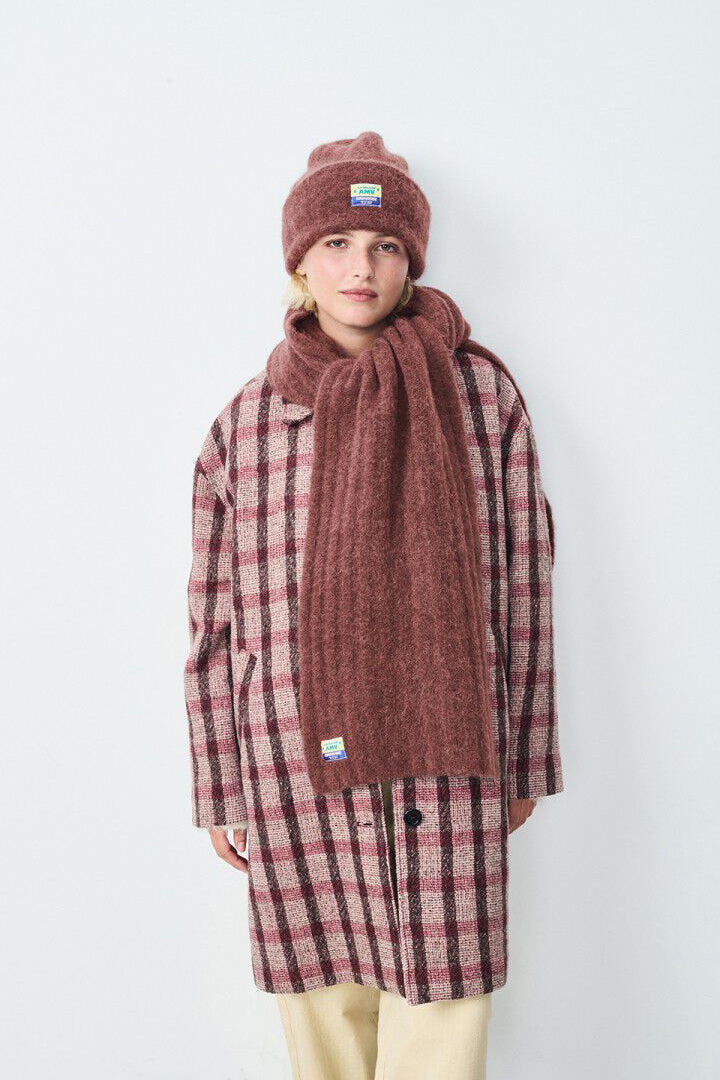 Vitow Scarf - Choco Black Melange - RUM Amsterdam