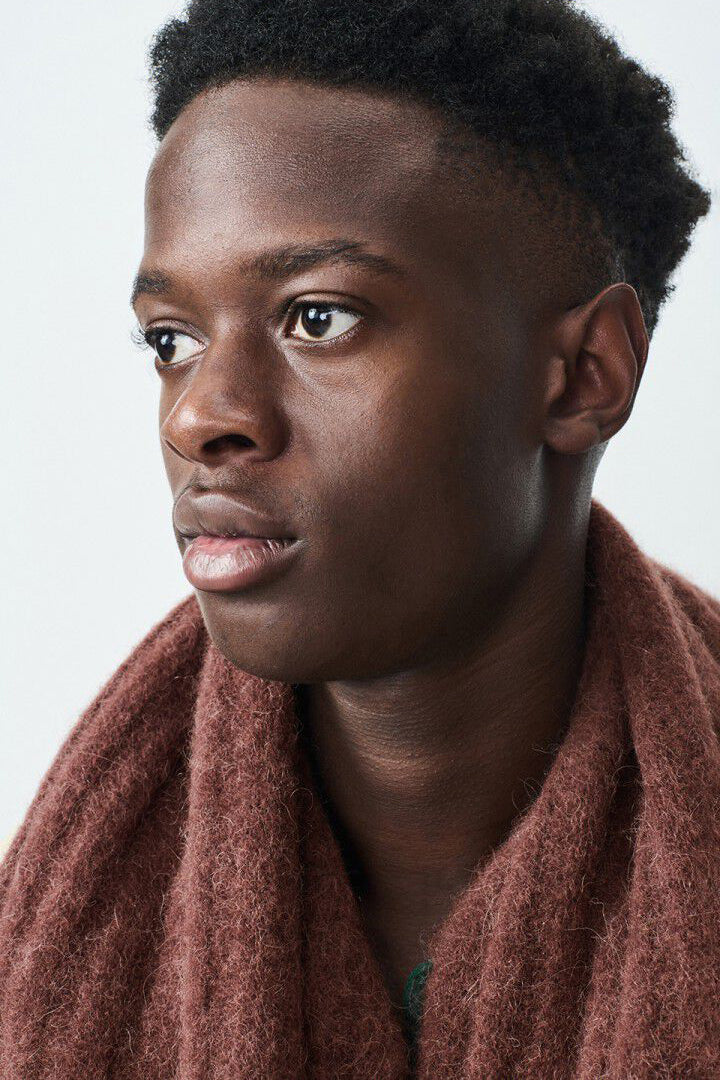 Vitow Scarf - Choco Black Melange - RUM Amsterdam