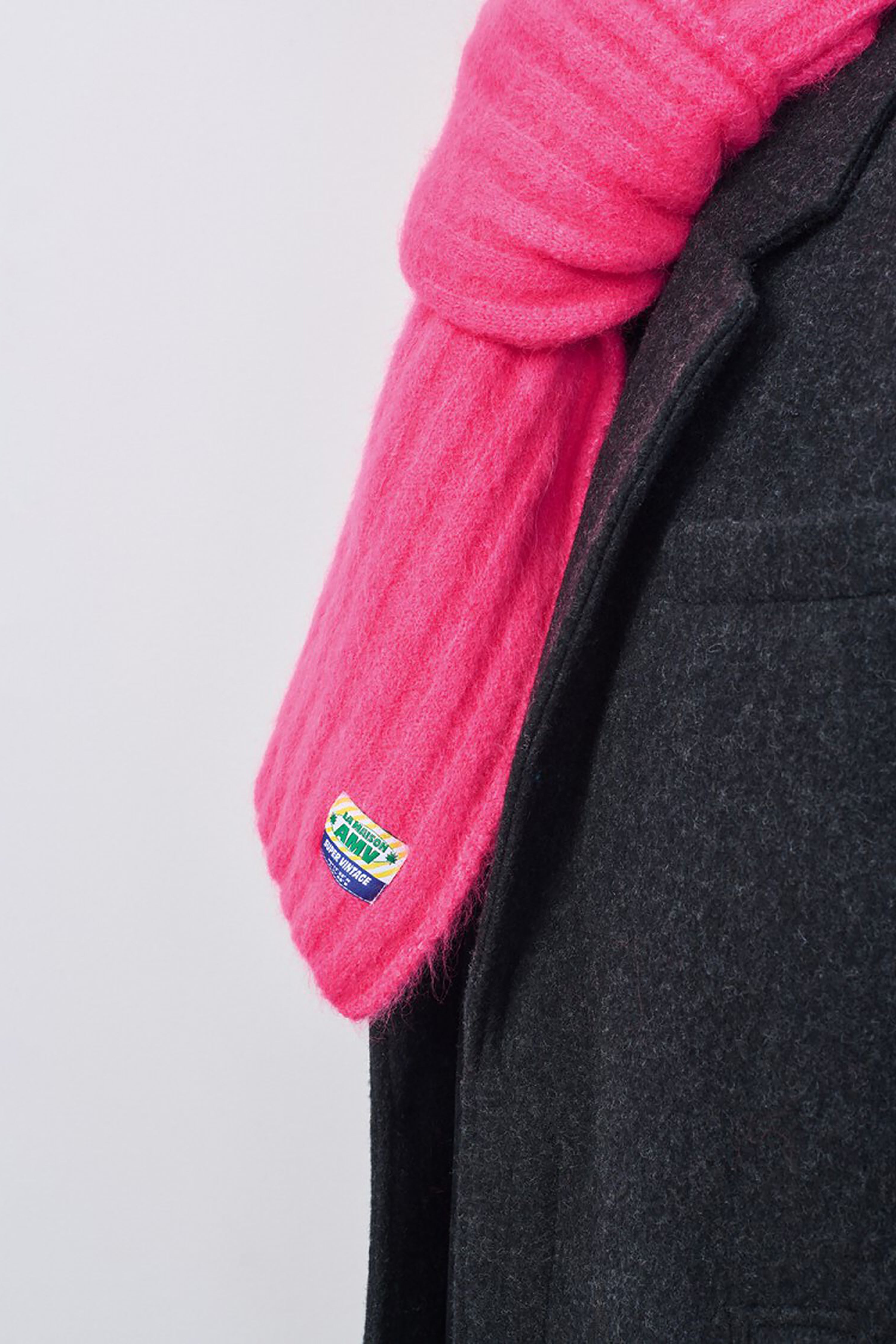 Vitow Scarf - Neon Pink Melange