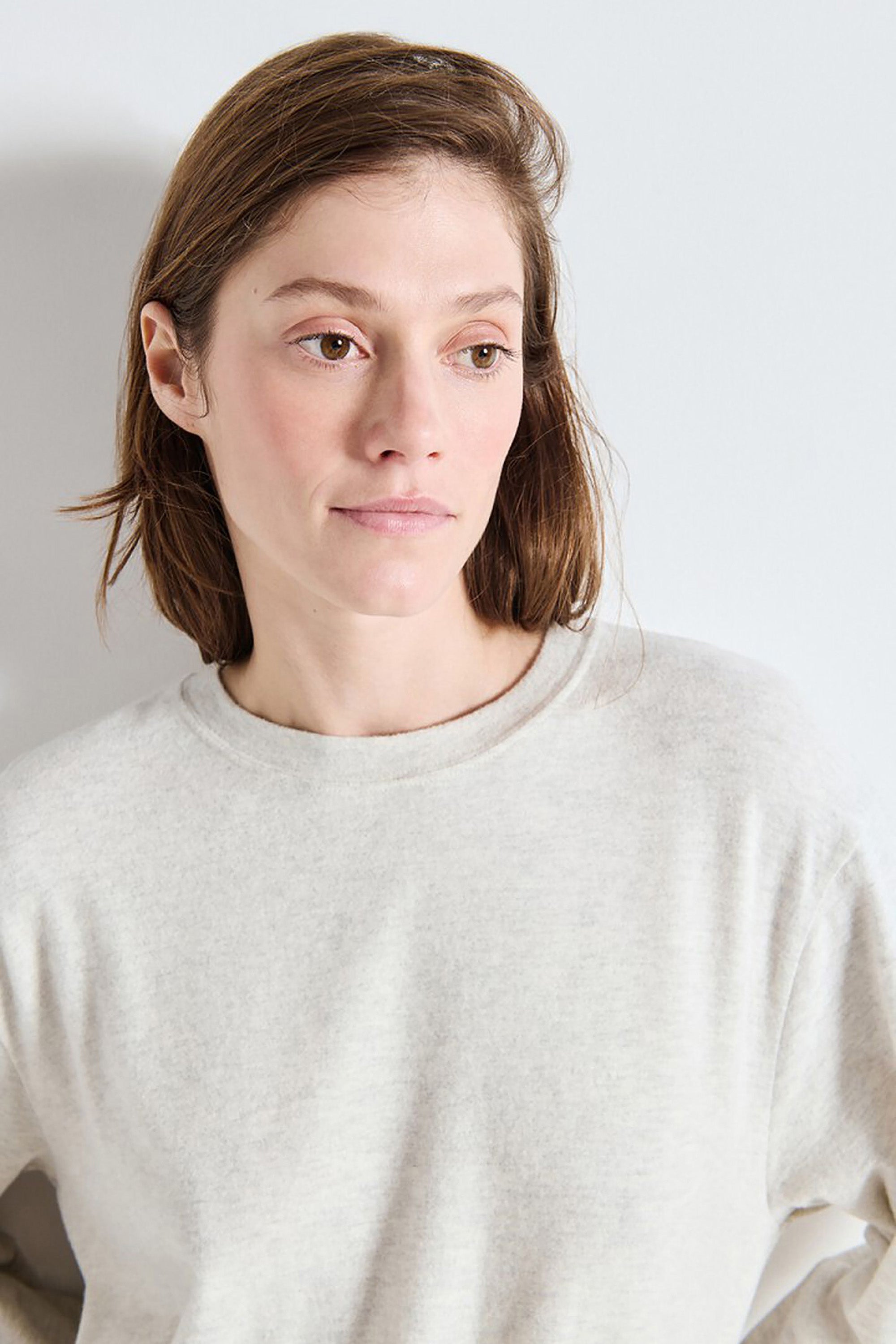 Ypawood T-Shirt LS - Heather Grey