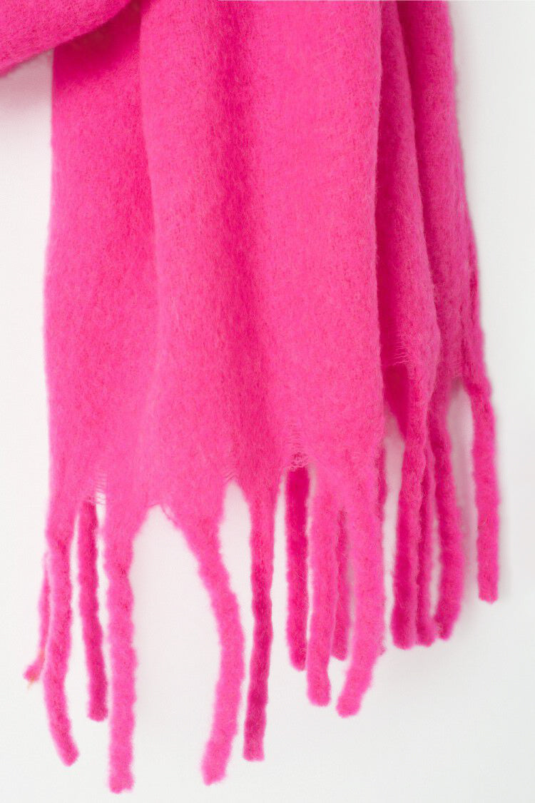 American Vintage Zinaco Scarf - Fluo Pink - RUM Amsterdam