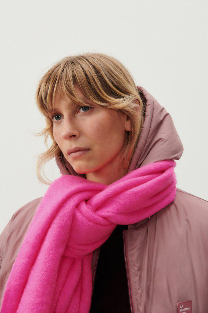 American Vintage Zinaco Scarf - Fluo Pink - RUM Amsterdam