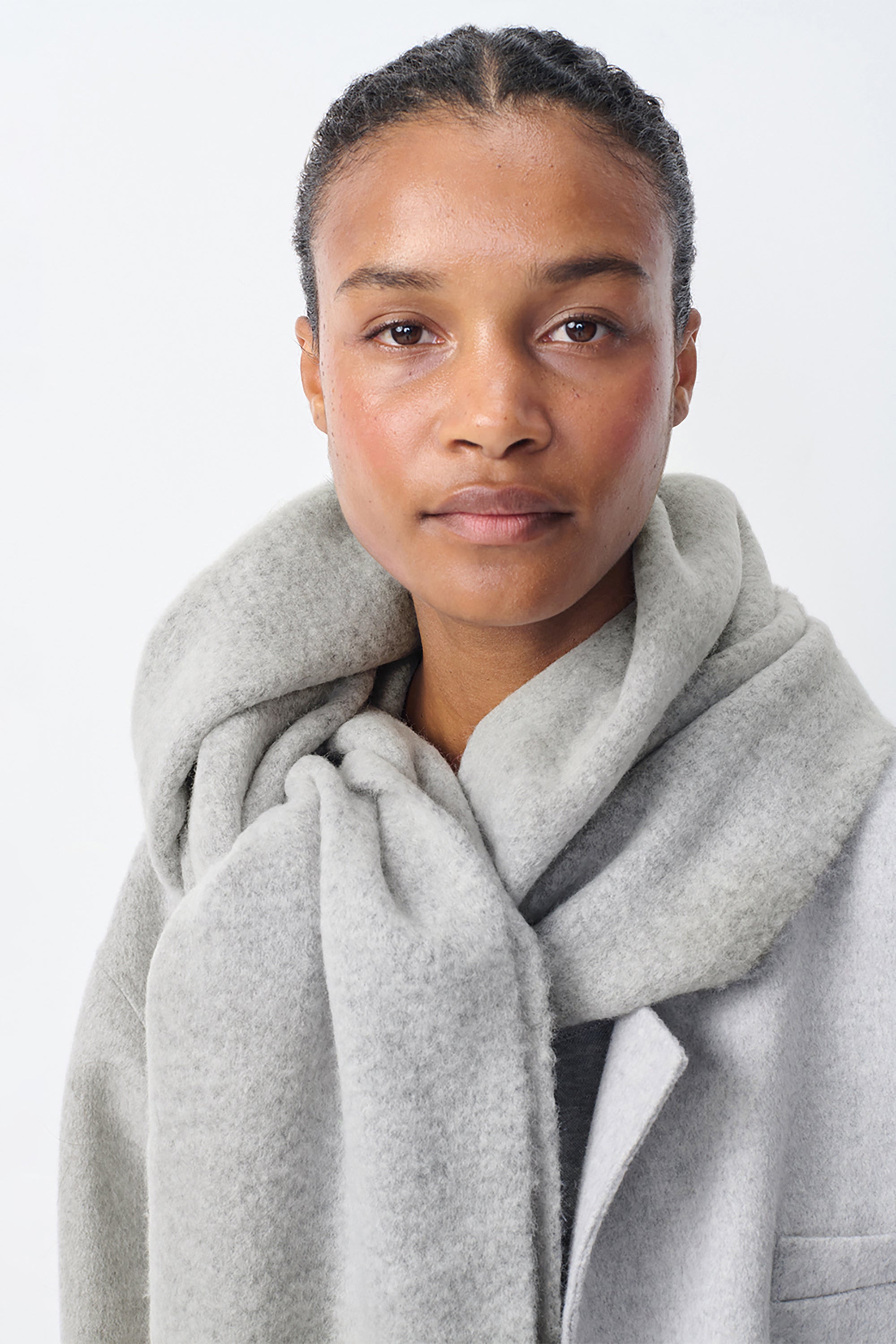 Zinaco Scarf - Grey Black Melange
