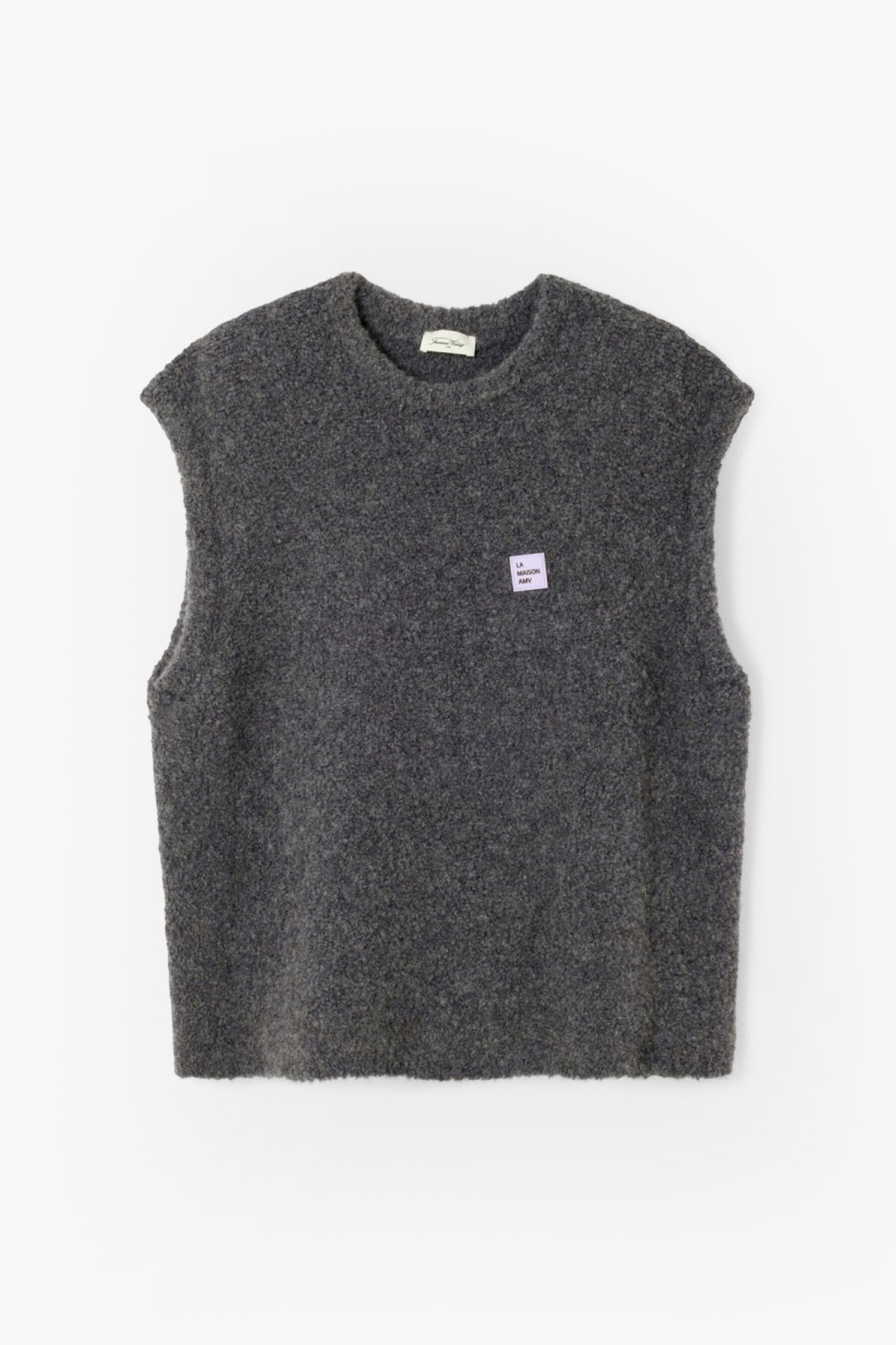Zolly Sleeveless Jumper - Metal Melange