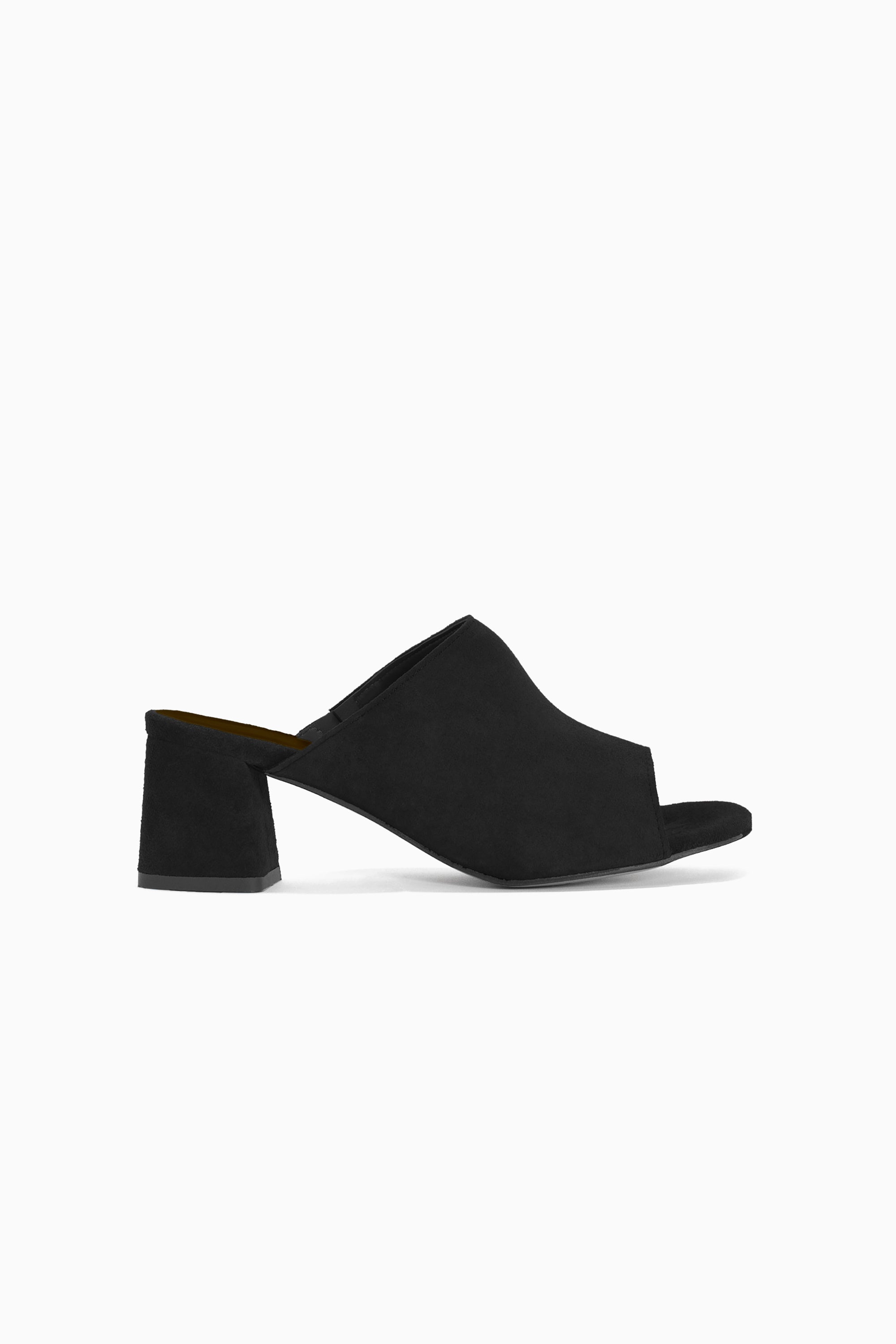 Horizon 55 Suede Heels - Black
