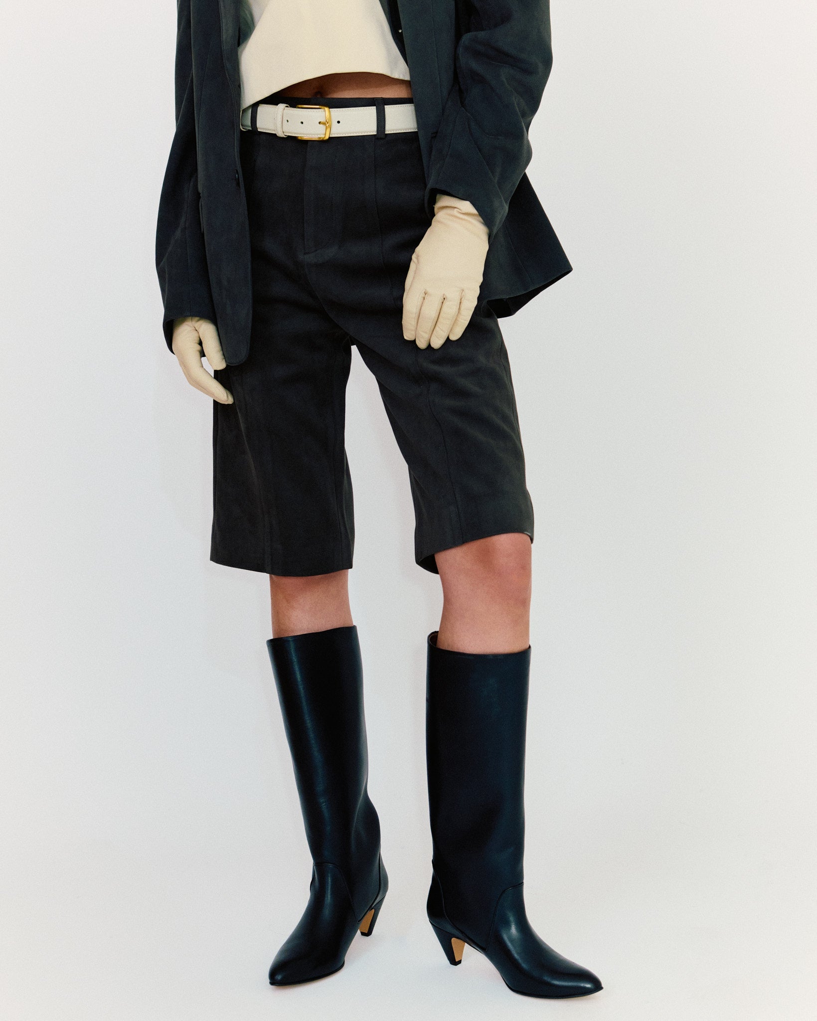 Valle 50 Stiletto Boots - Black