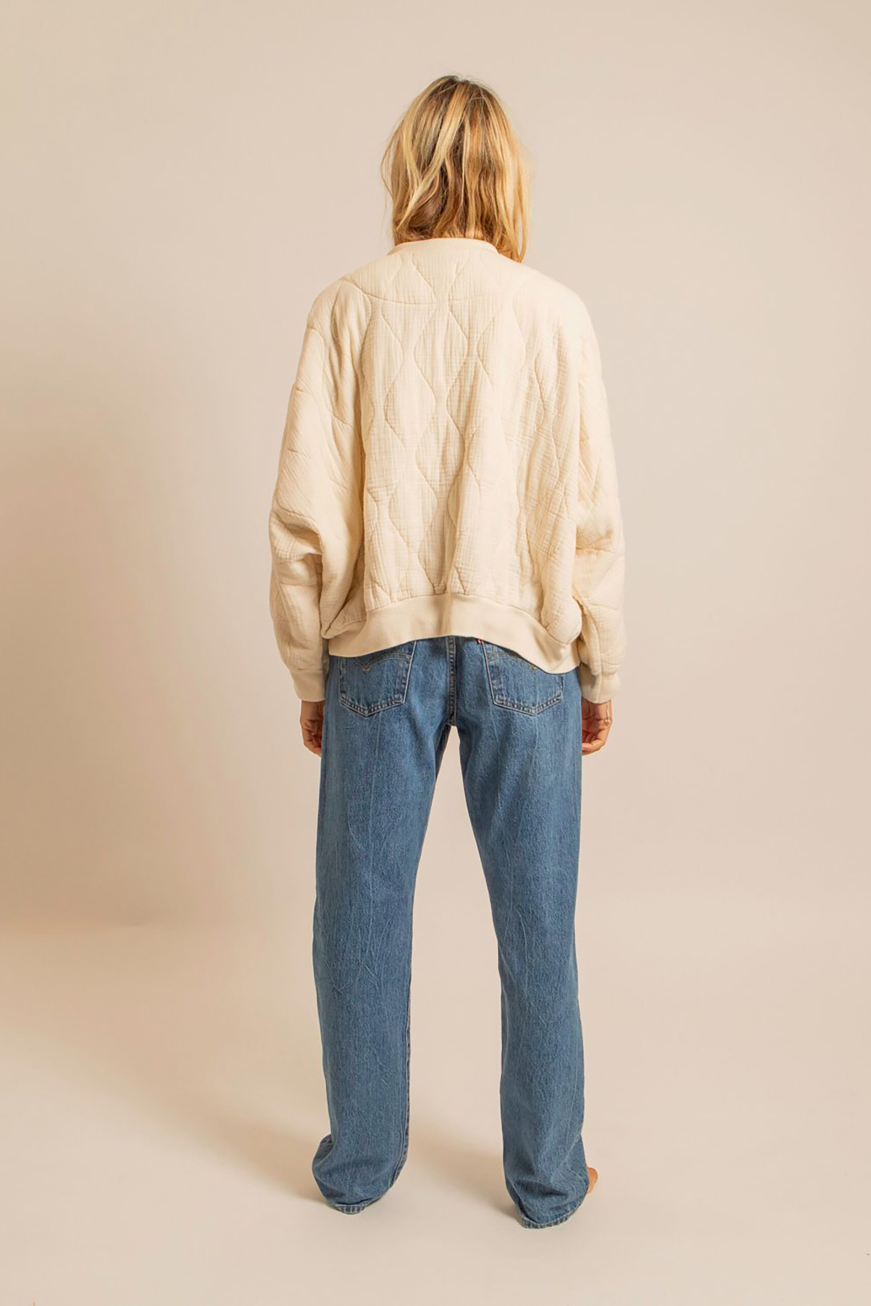 Daytona Bomber Jacket - Cream