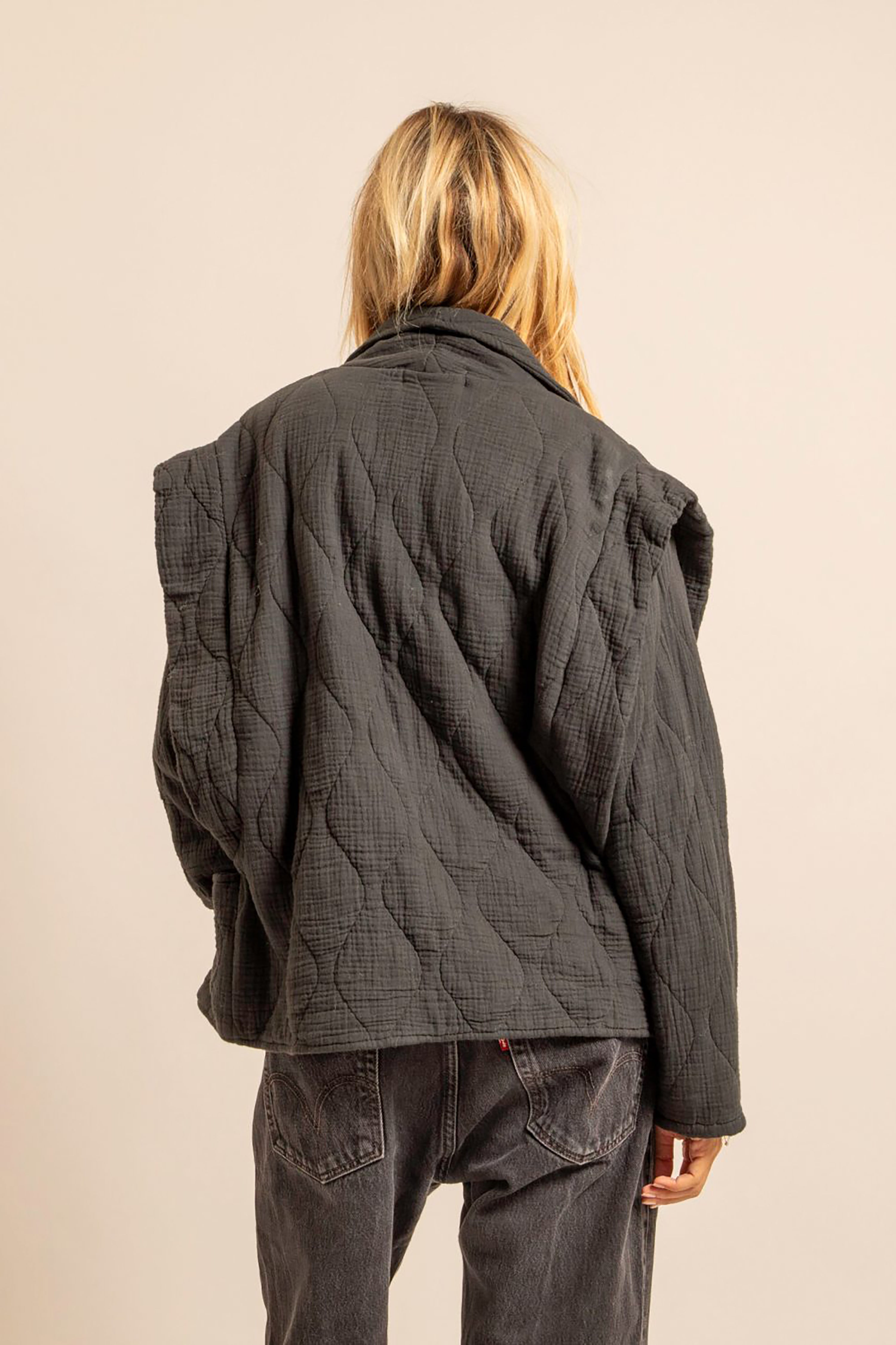 San Francisco Kimono Jacket - Anthracite