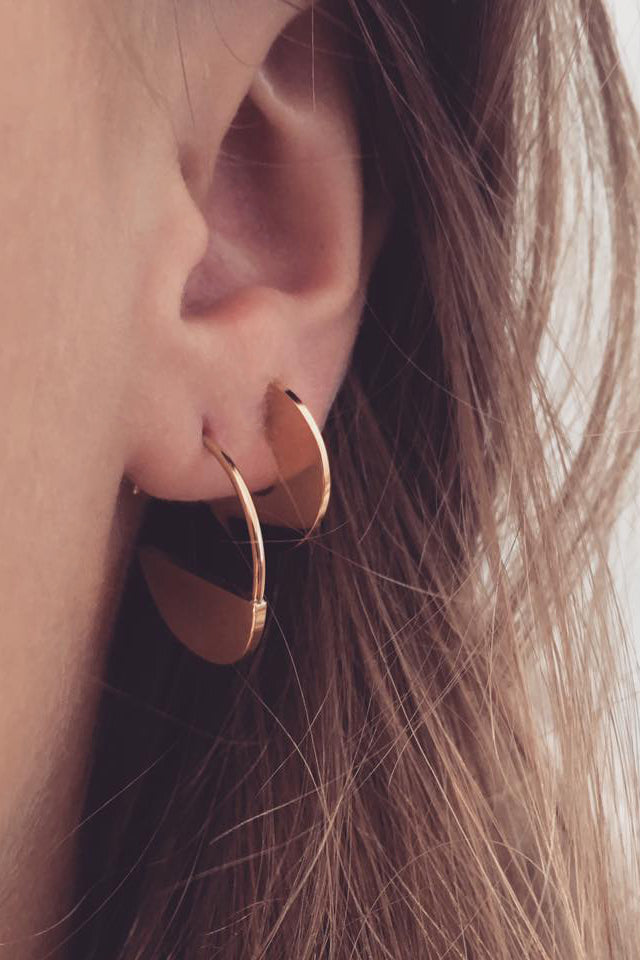 Bandhu Bold Earrings - Gold - RUM Amsterdam