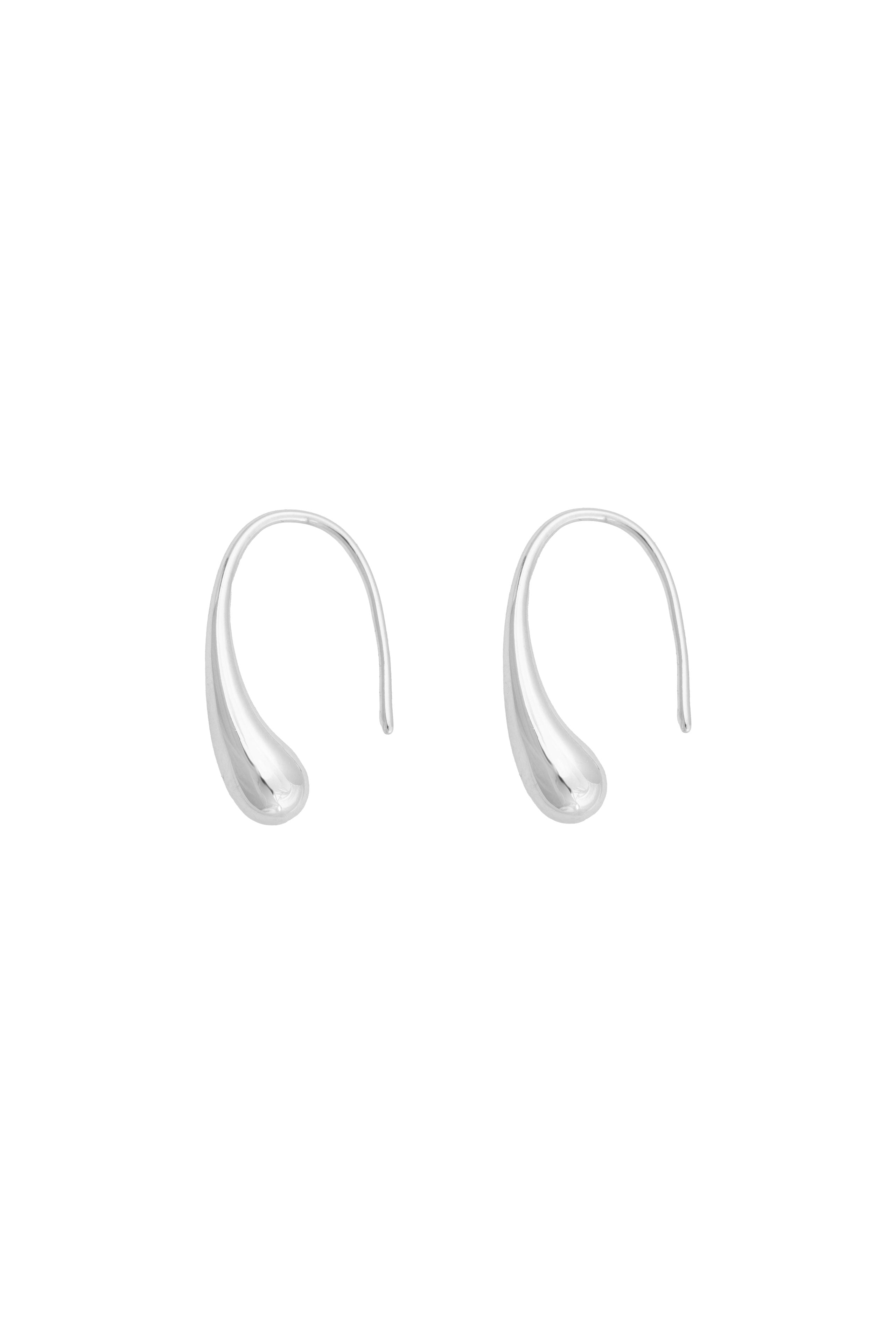 Melt Earrings - Silver