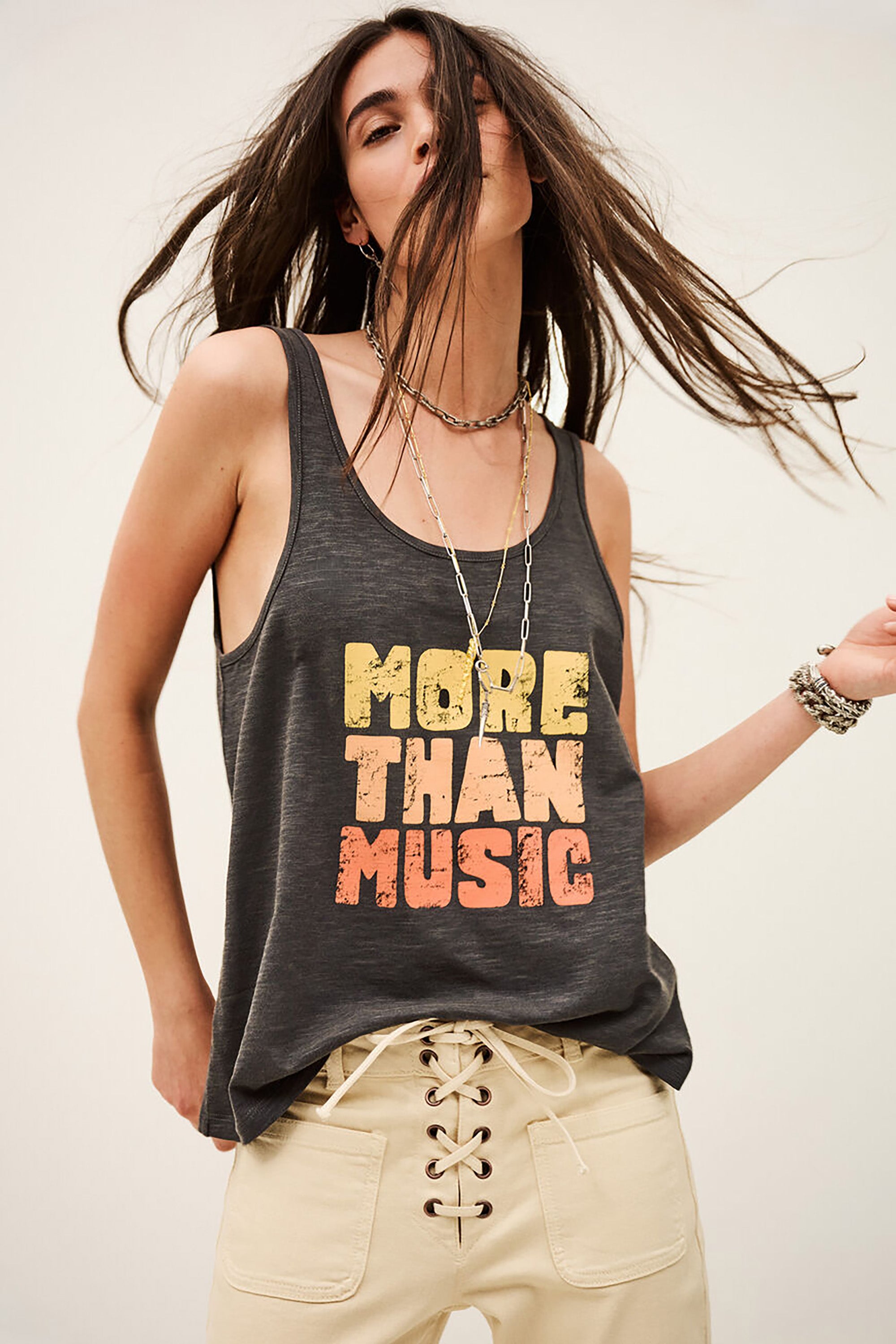 Culte Tank Top - Carbon