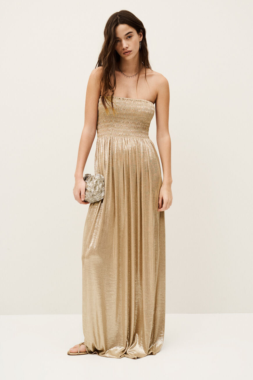 Isabella Dress - Gold