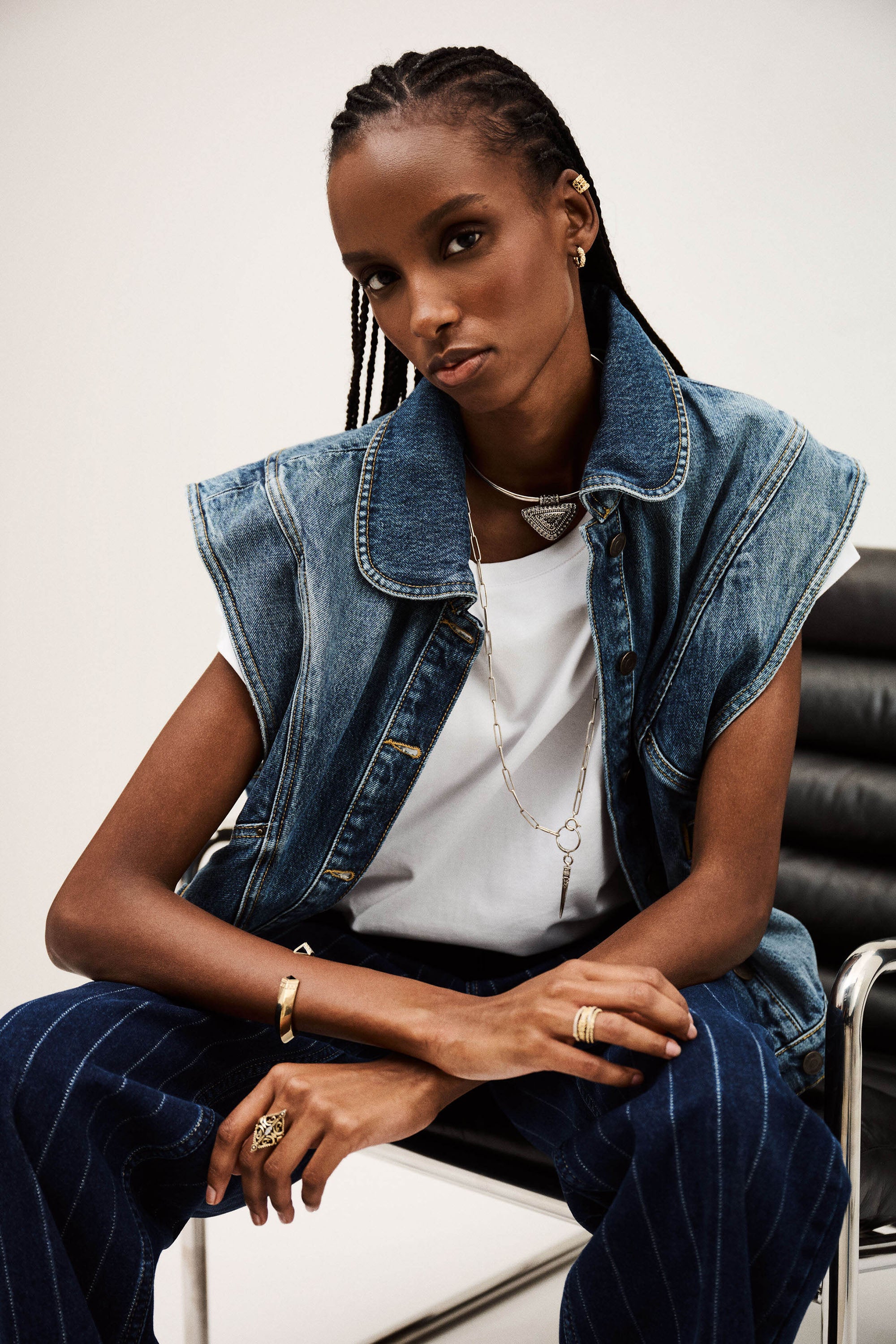 Max Sleeveless Jacket - Light Used Blue