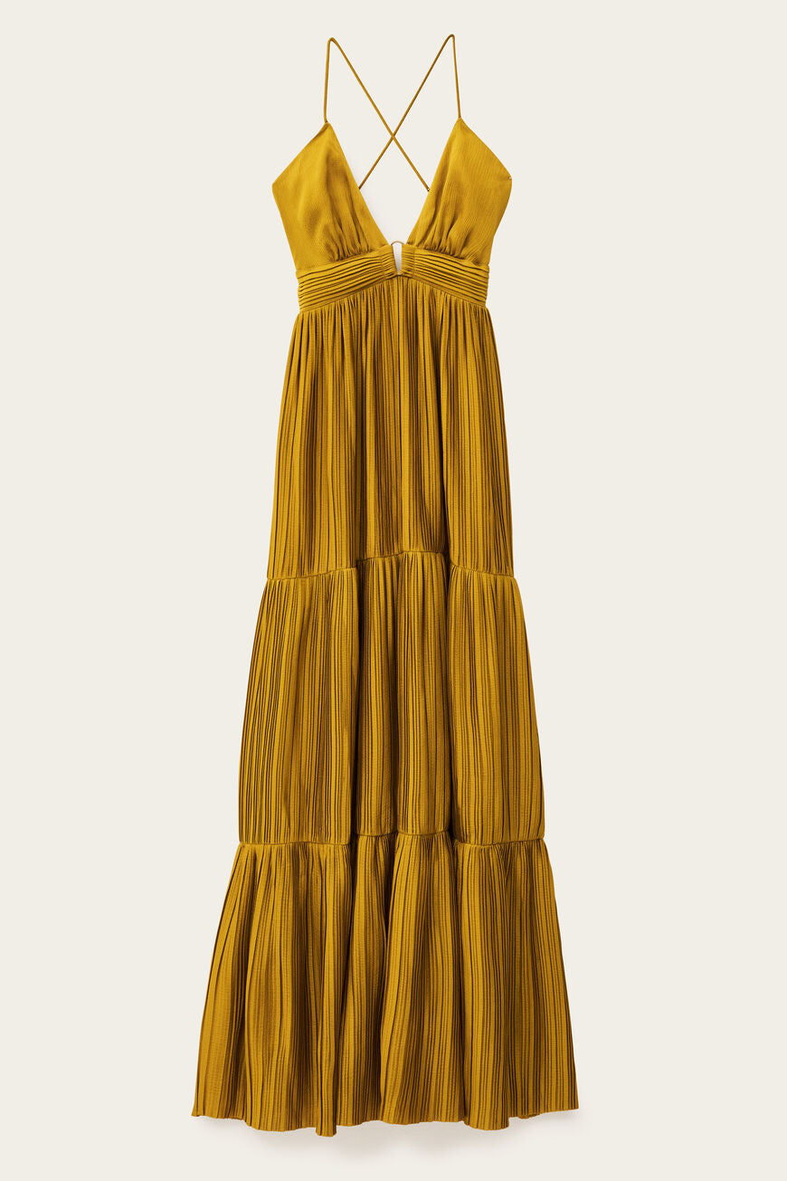 Wasta Dress - Golden Brown