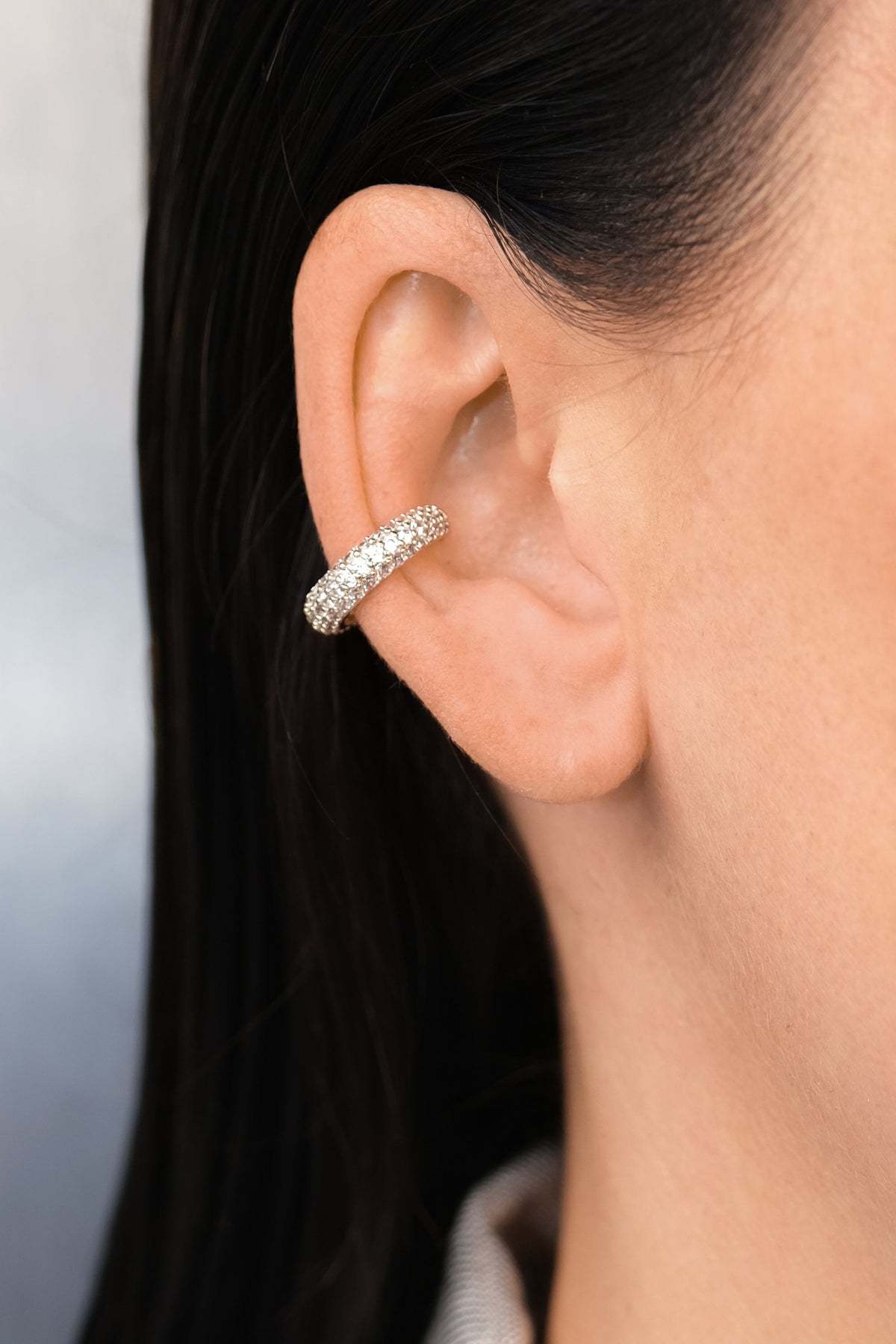 Bea Ear Cuff - Silver