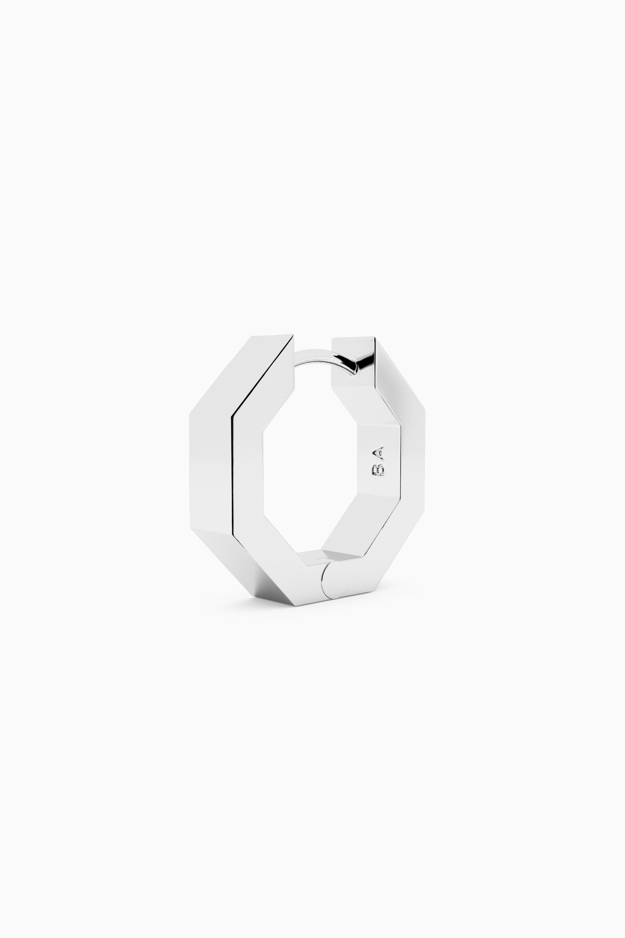 Edge Large Earring - Silver