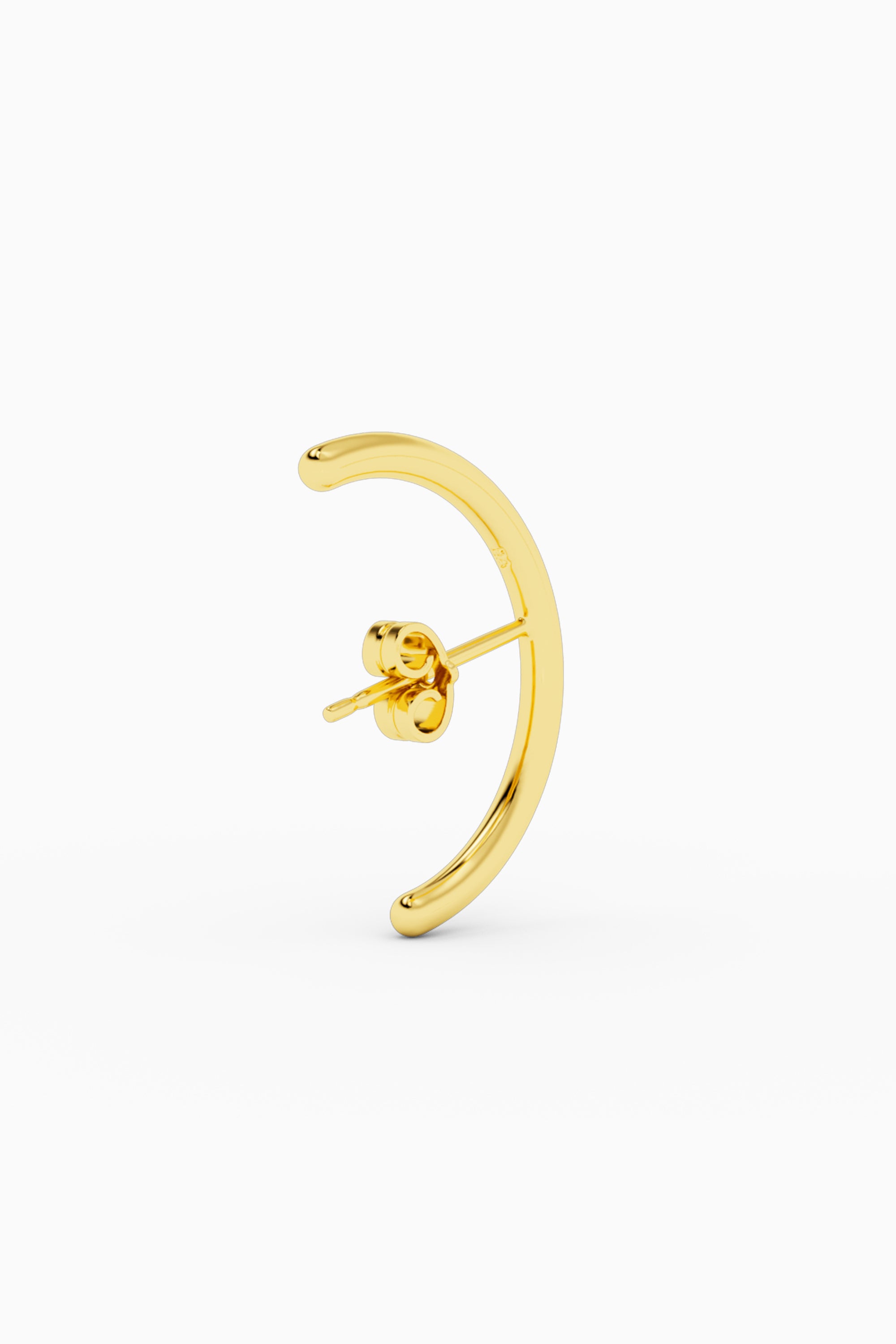 Hug Ear Stud - Gold