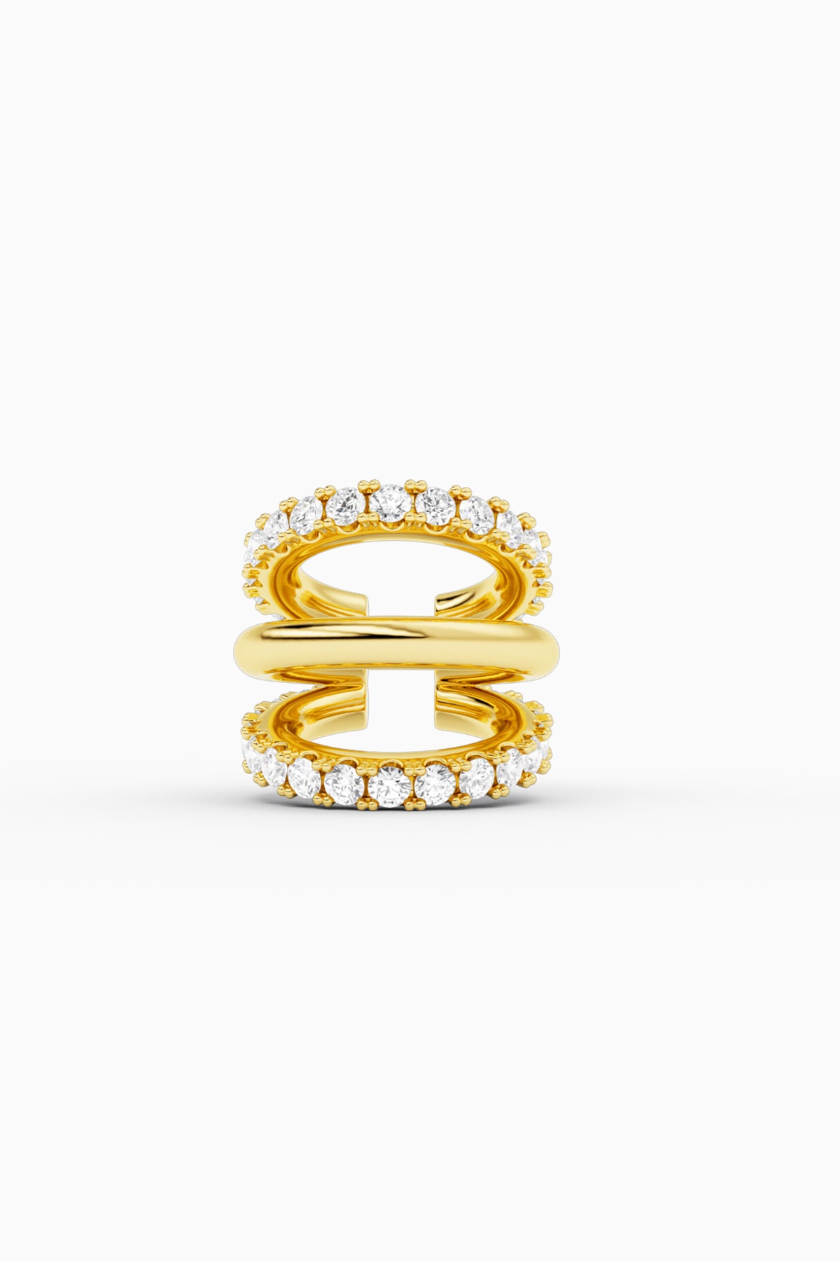 Mary Diamond Ear Cuff - Gold