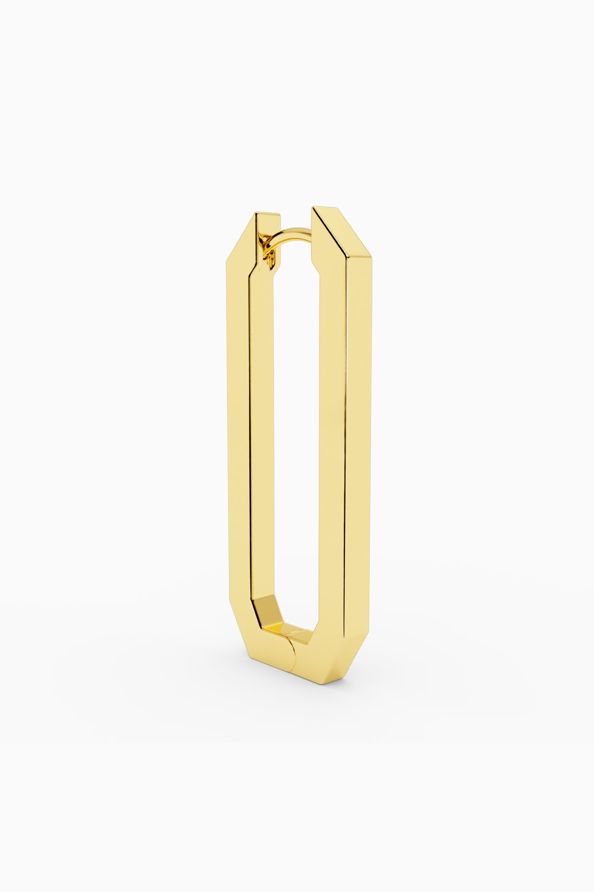 Octa Long Earring - Gold