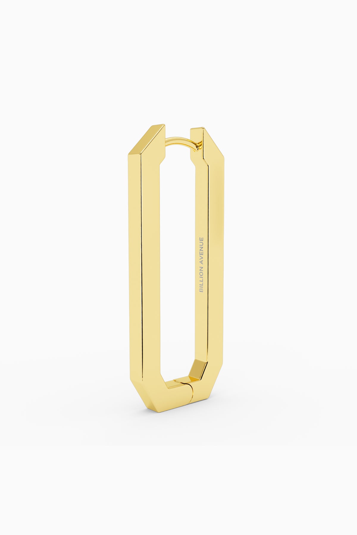 Octa Long Earring - Gold
