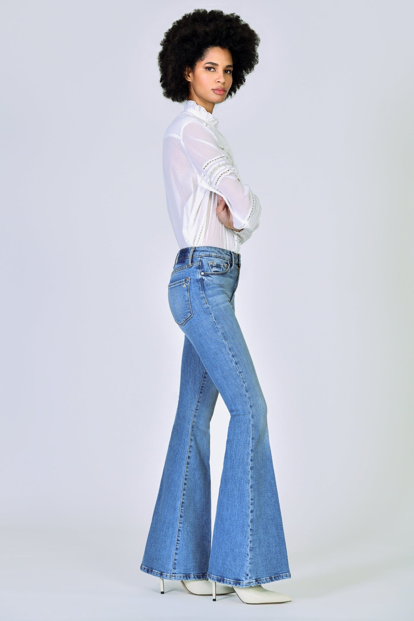 Black Orchid Grace Super Flare Jeans - Nope Never Again - RUM Amsterdam