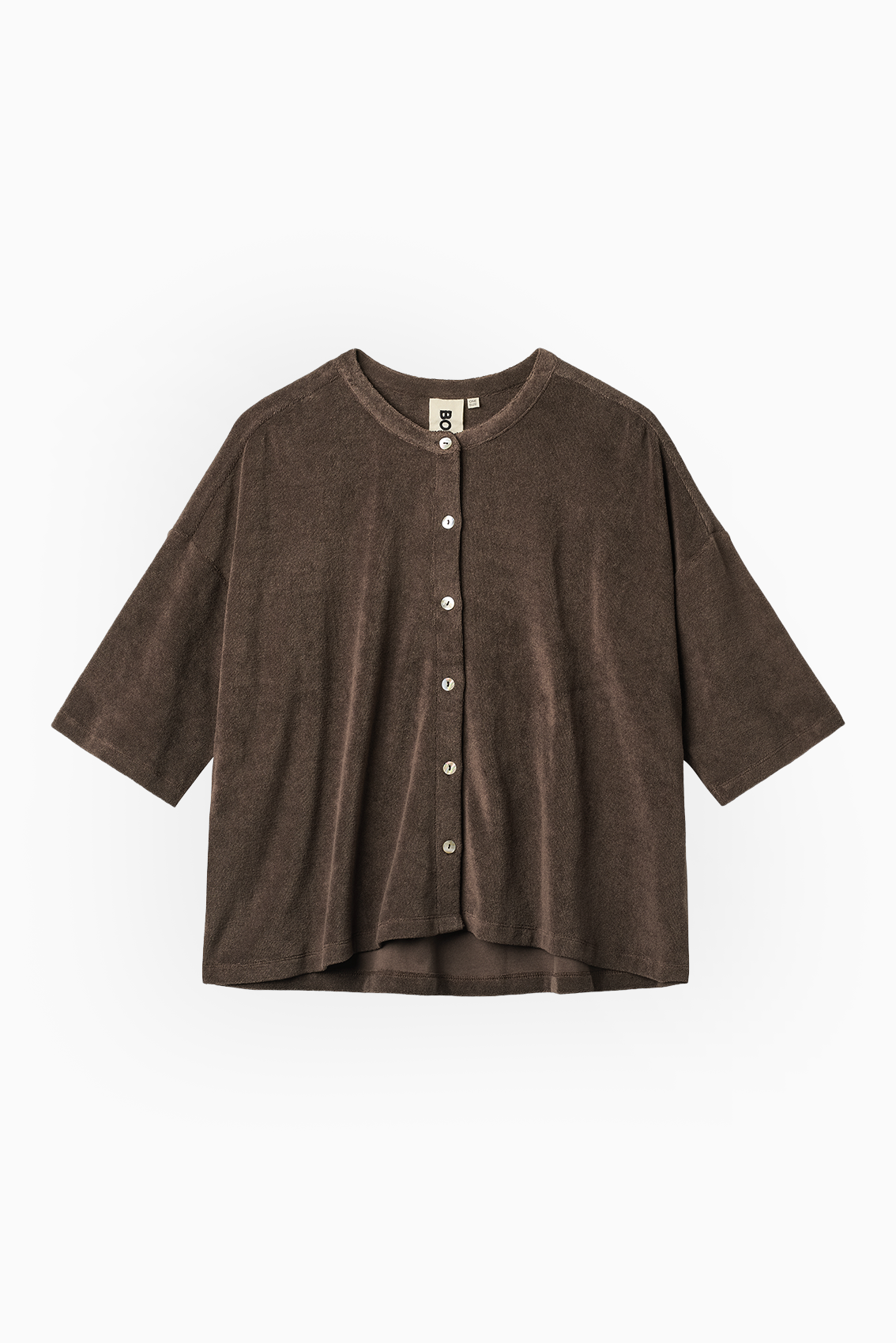 Naram Oversized Shirt - Coffee - RUM Amsterdam